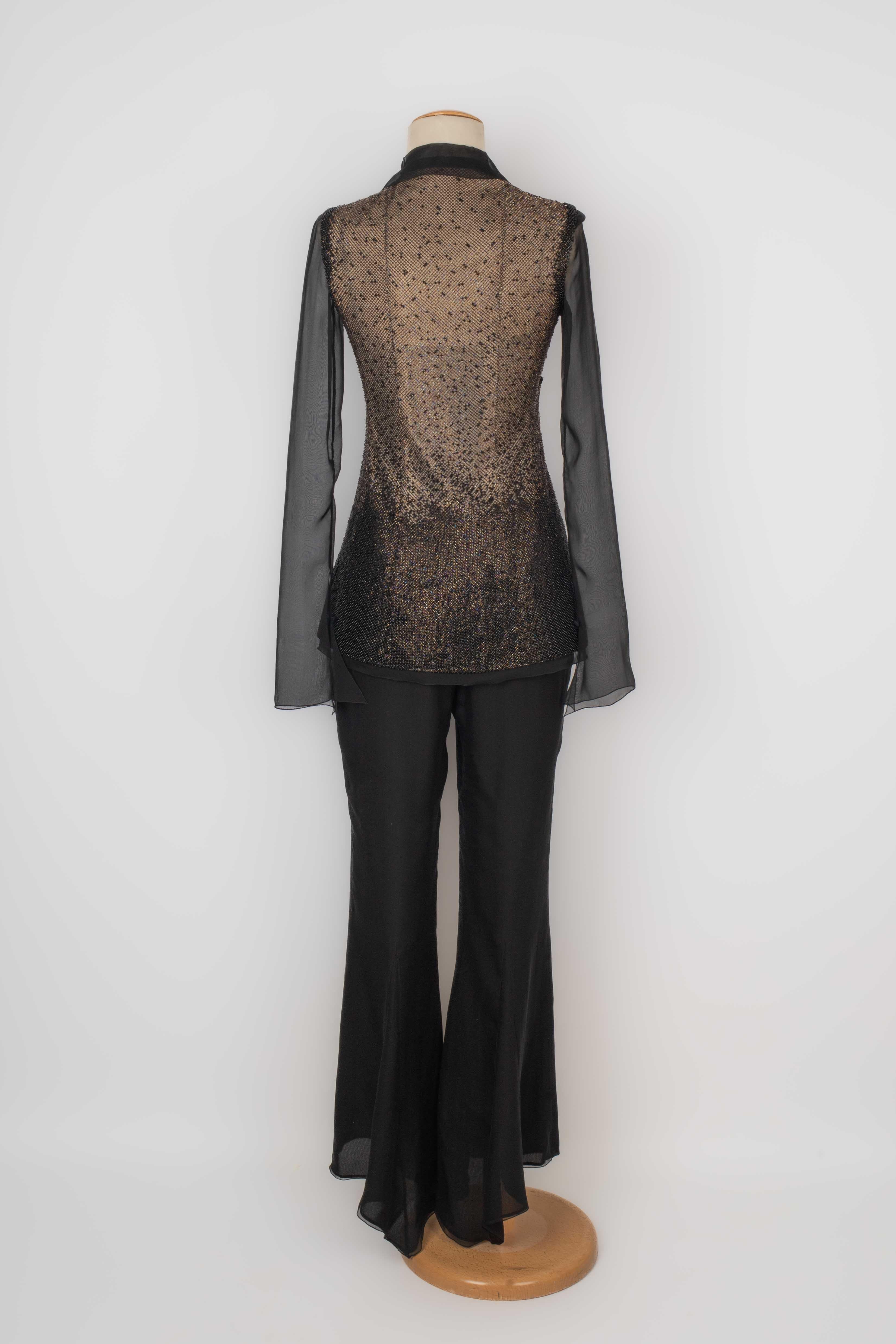 Chanel Robe de soirée haute couture 2001 Excellent état - En vente à SAINT-OUEN-SUR-SEINE, FR