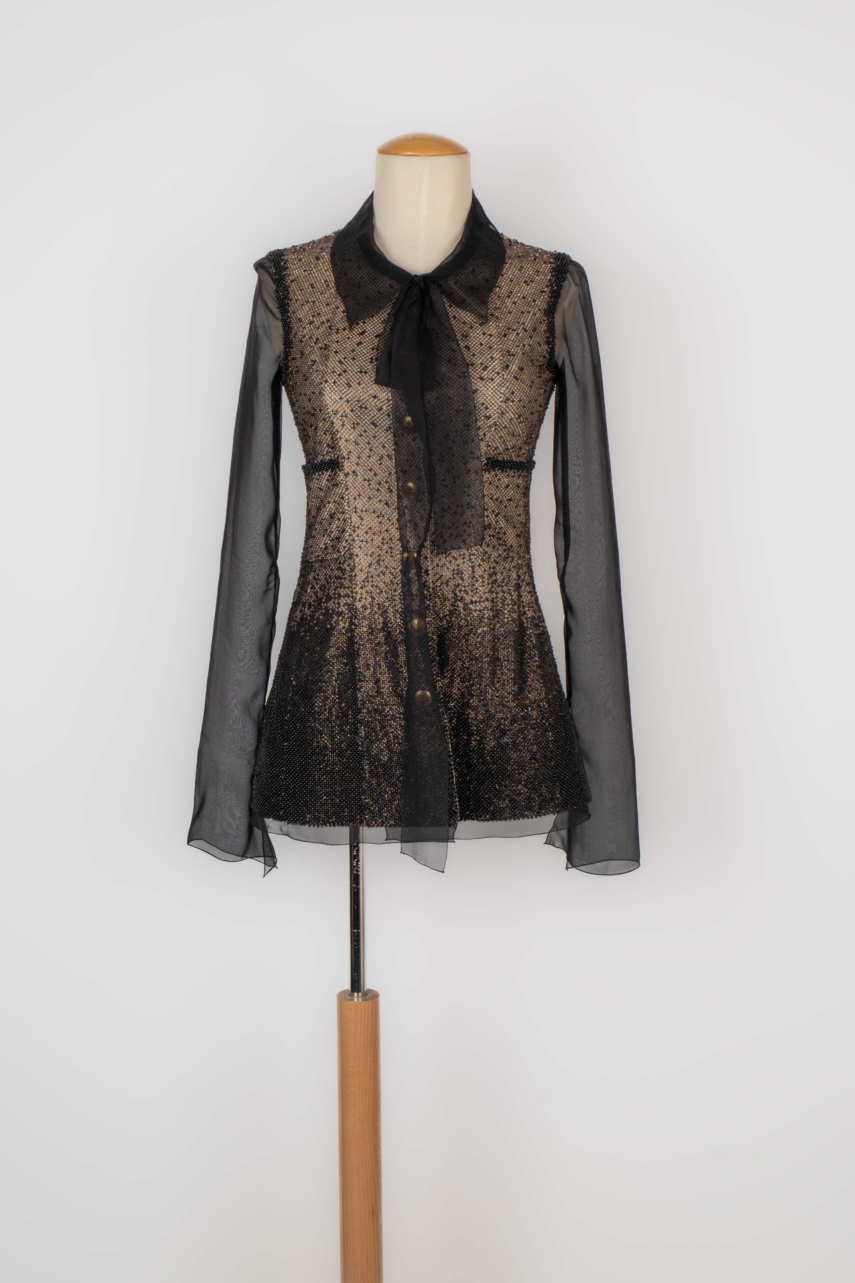 Chanel Robe de soirée haute couture 2001 en vente 1