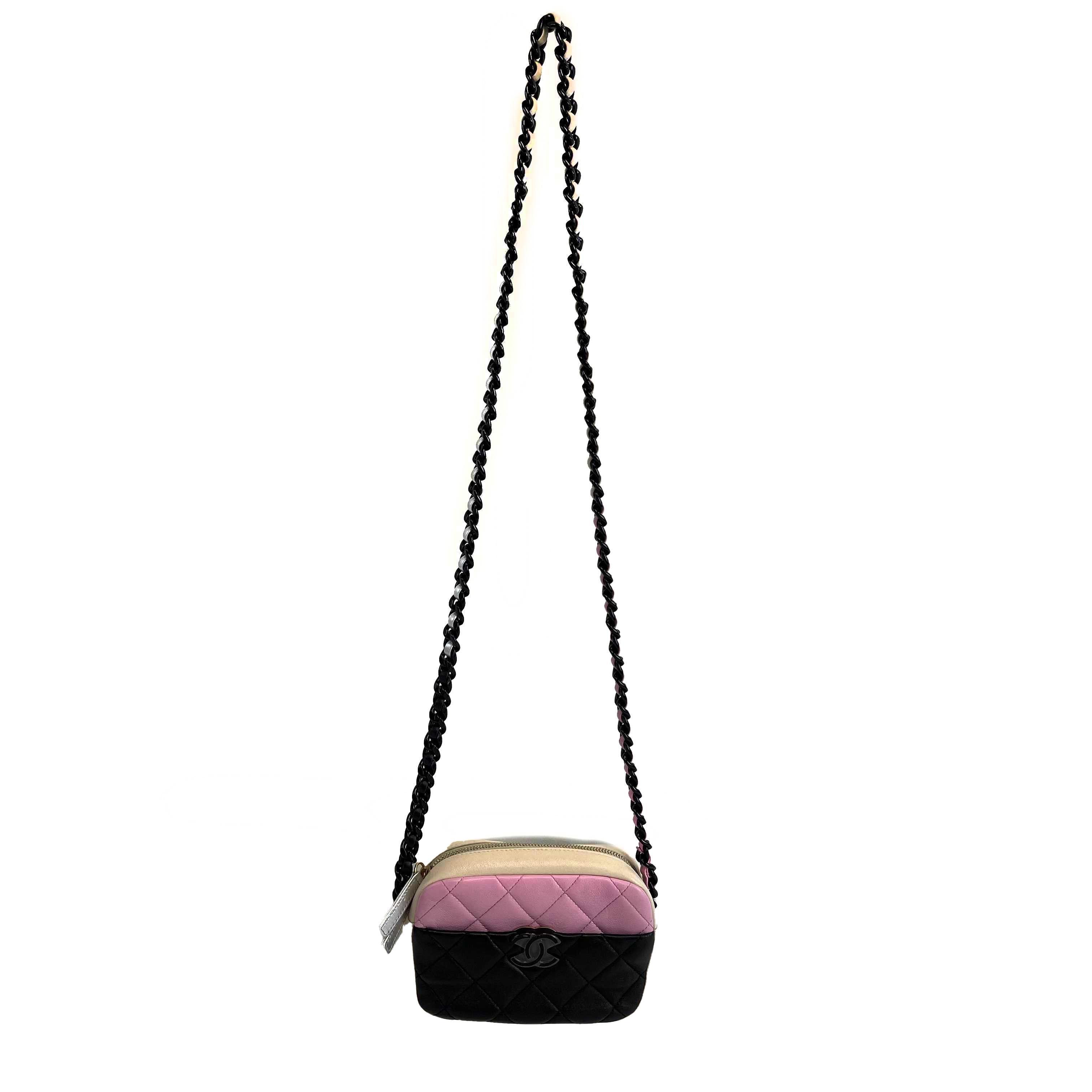 Chanel - Excellent - Mini Camera Case 23P - CC Color Block Crossbody 8