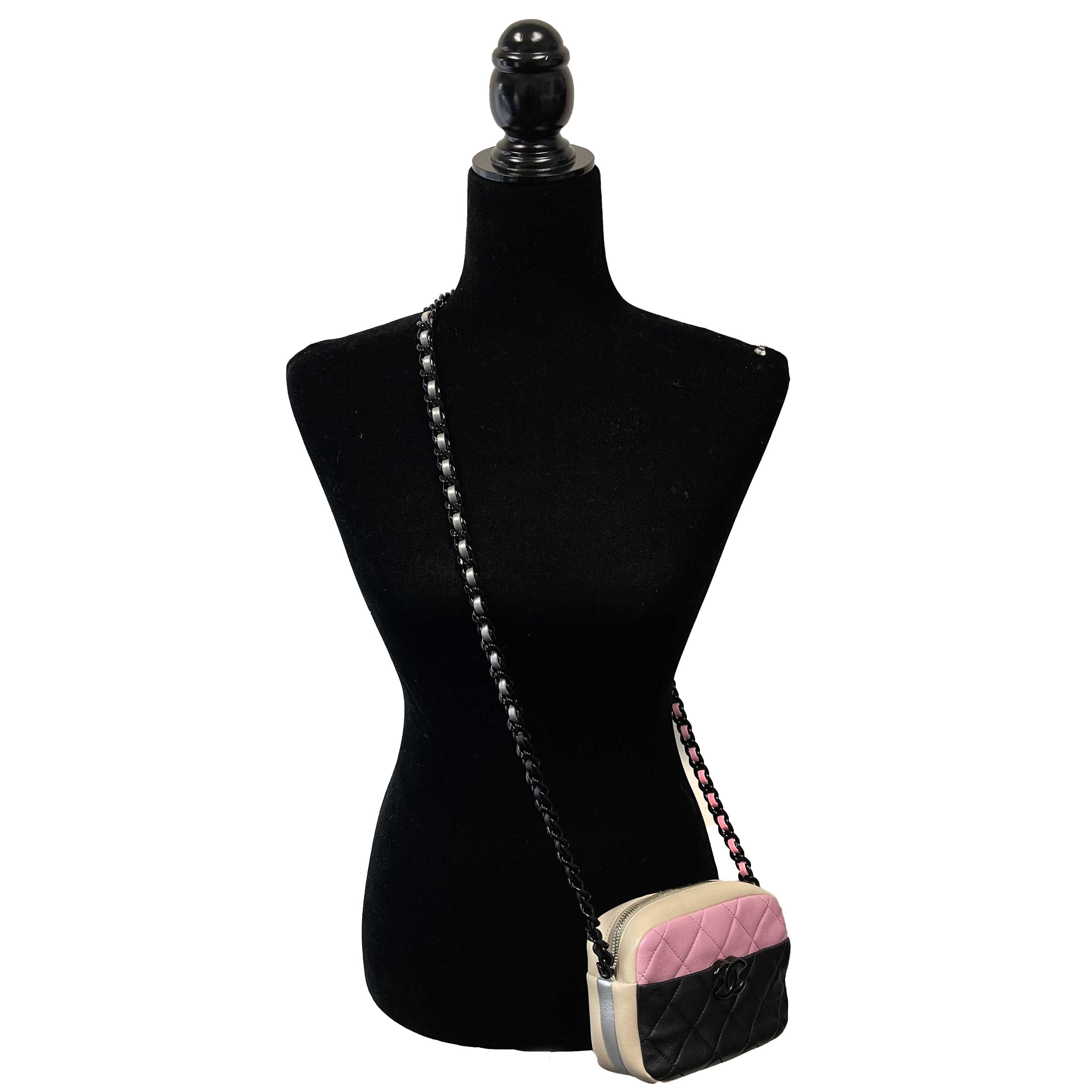 Chanel - Excellent - Mini Camera Case 23P - CC Color Block Crossbody 5