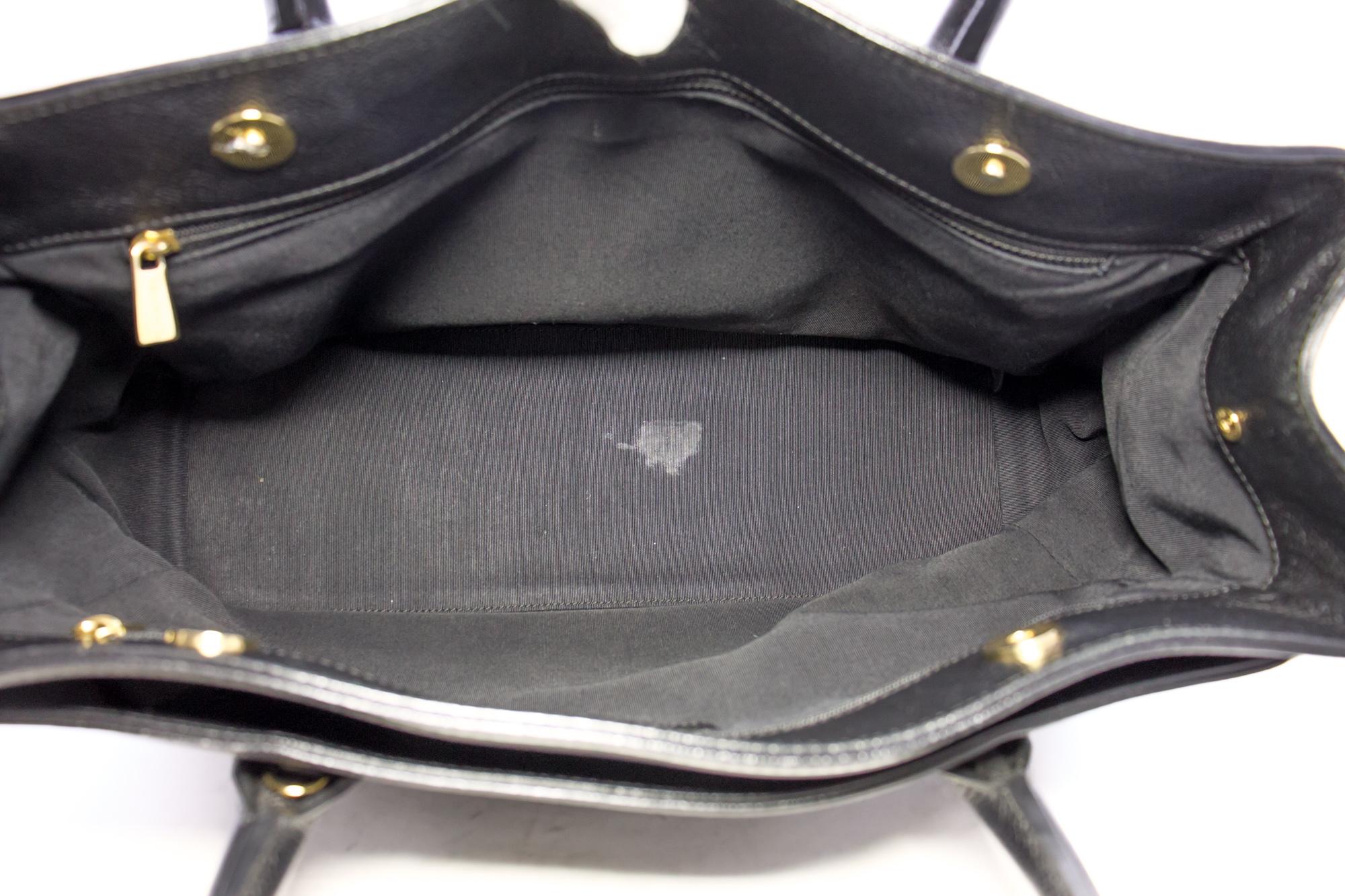 CHANEL Executive Tote 2Way Caviar Shoulder Bag Handbag Black 6