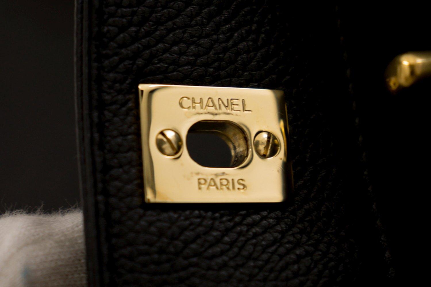 CHANEL Executive Tote 2Way Caviar Shoulder Bag Handbag Black 10