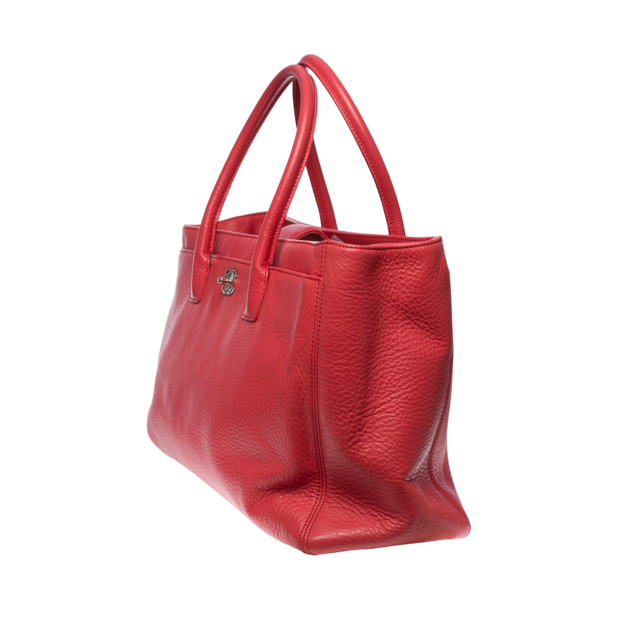 coral tote bag