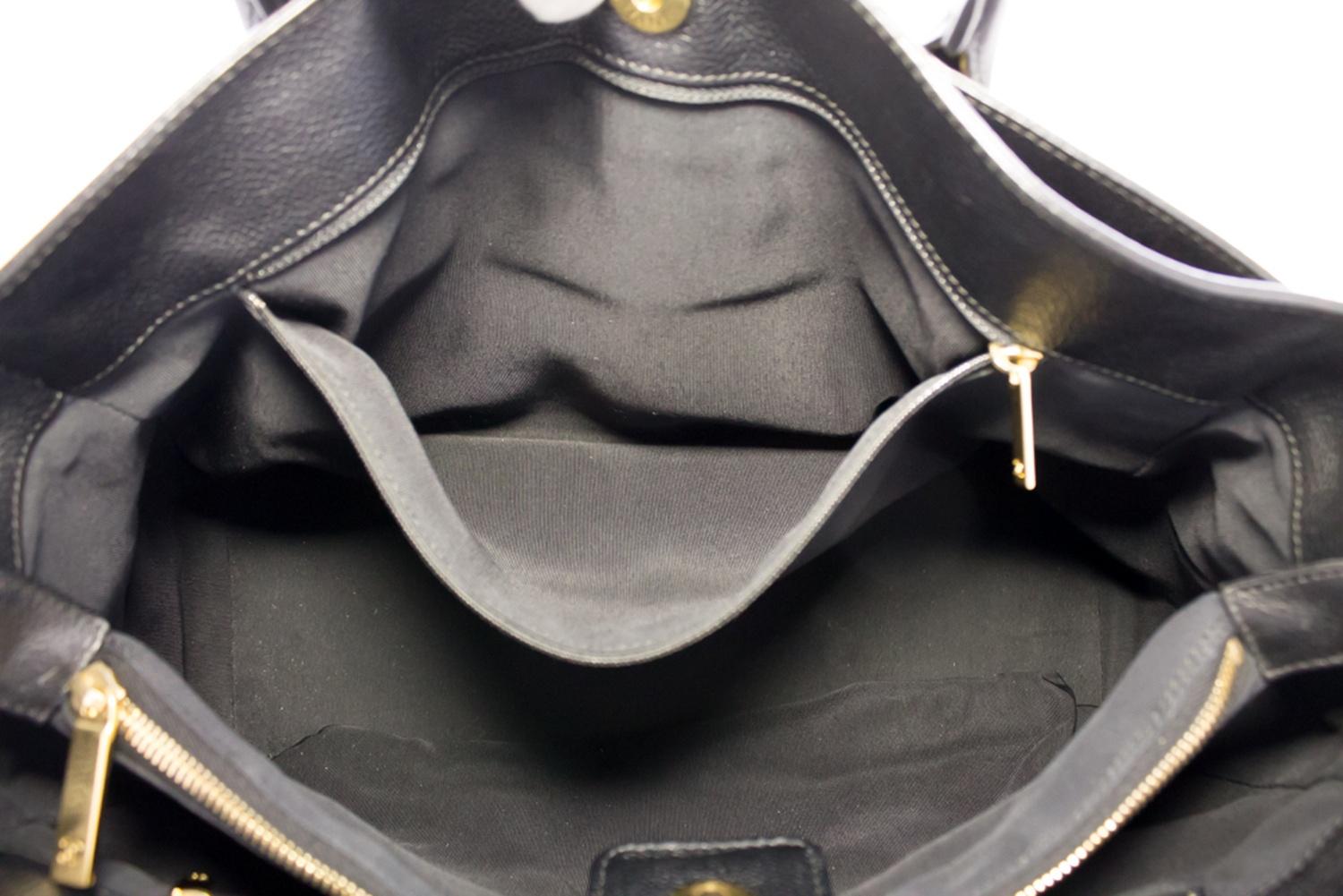 CHANEL Executive Tote Caviar Shoulder Bag Handbag Black Gold Strap 13