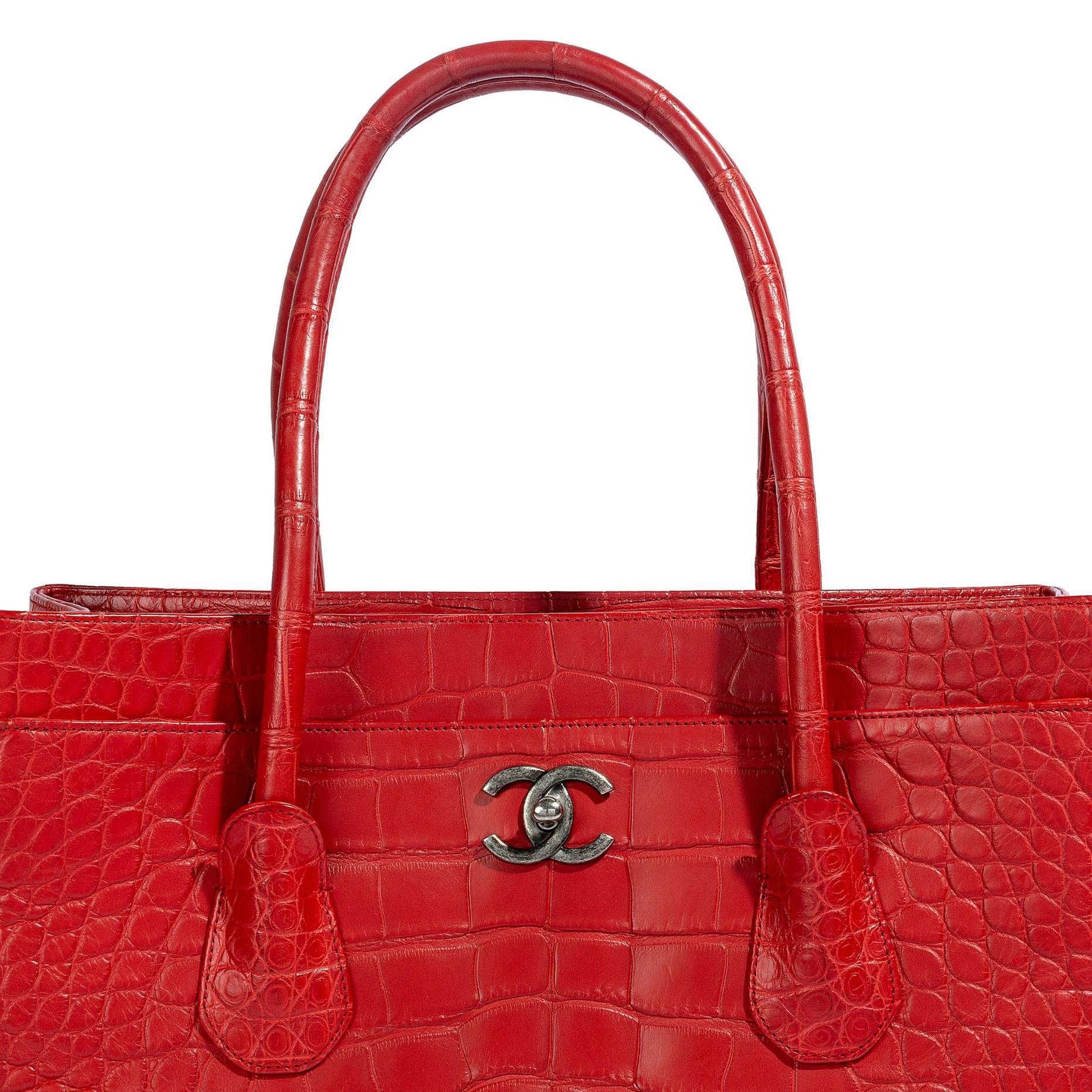 Chanel Executive Tote mattes Alligatorleder SHW für Damen oder Herren im Angebot