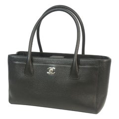 CHANEL Executive tote Womens tote bag A29292 black x silver hardware