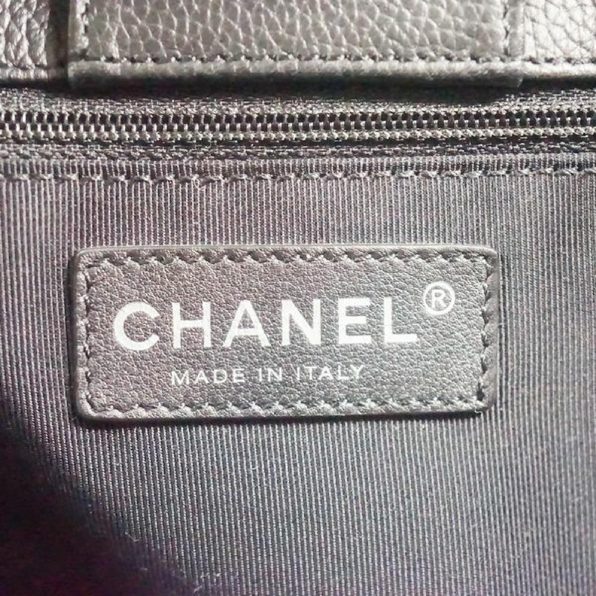 CHANEL Executive tote Womens tote bag black x silver hardware 4