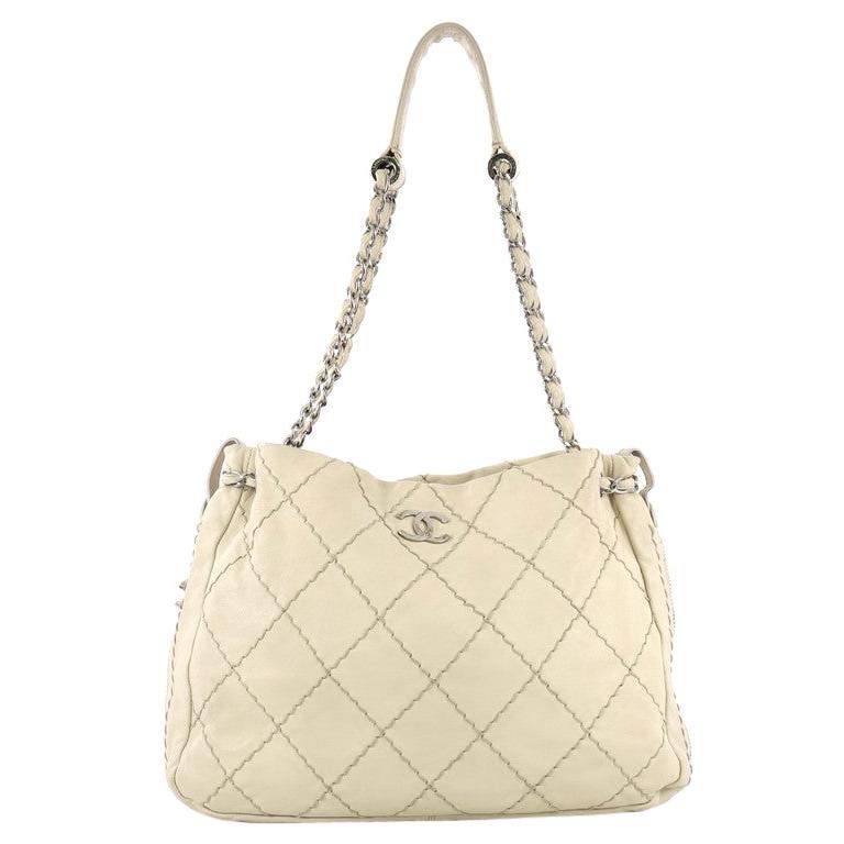 Chanel Expandable Zip Around Tote Quilted Leather Large at 1stDibs