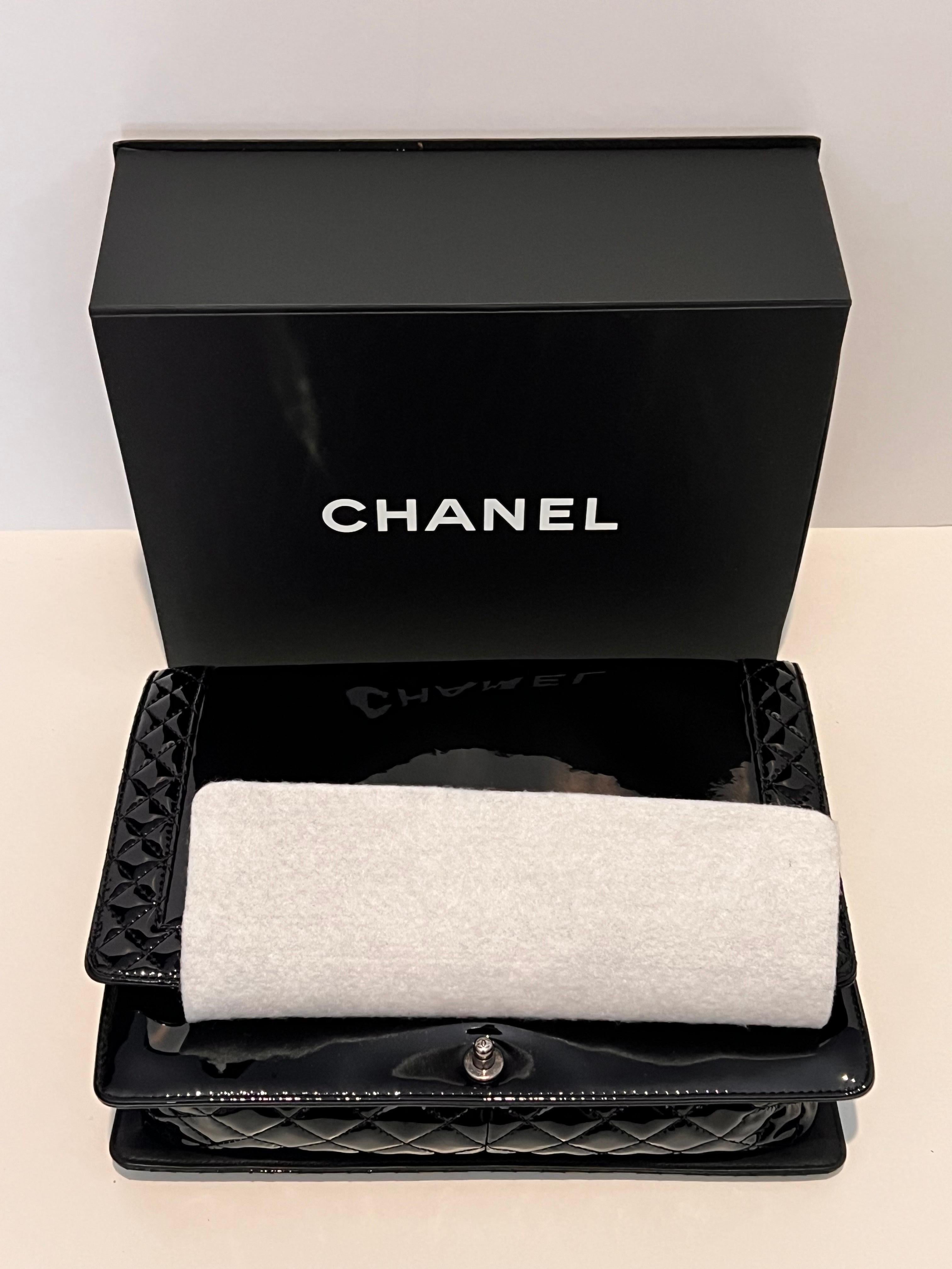 Chanel Extra Large Patent Boy Bag never used, new in the box! Mint condition  1