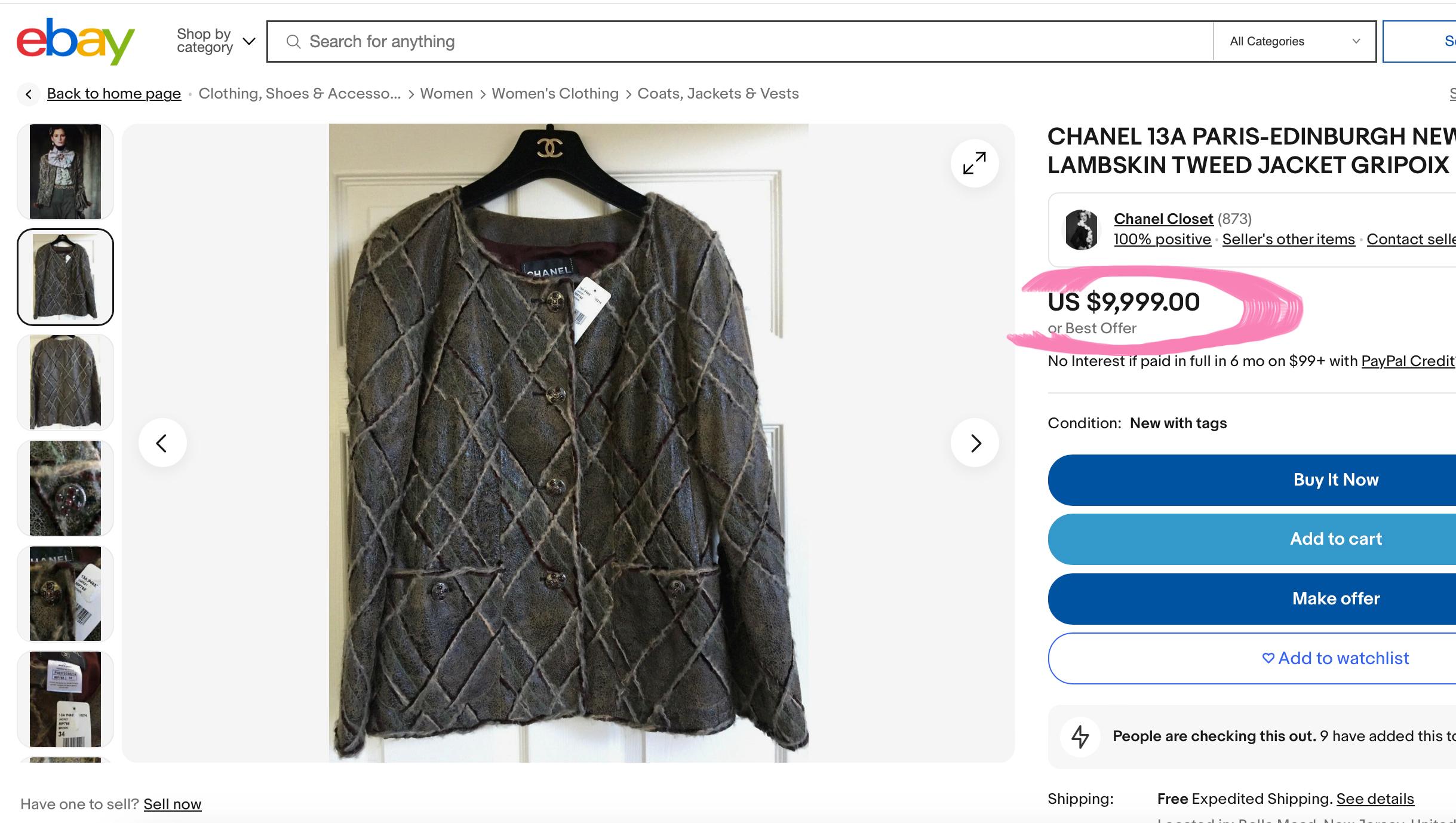Chanel Extra Rare Paris / Edinburgh Quilted Runway Jacket In Excellent Condition In Dubai, AE