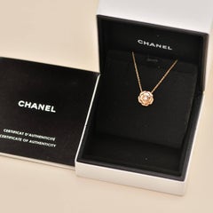 Chanel Extrait de Camélia Necklace Diamond 18K Rose Gold