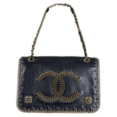 Chanel Extremely Rare Chain Embellishes Flap Bag