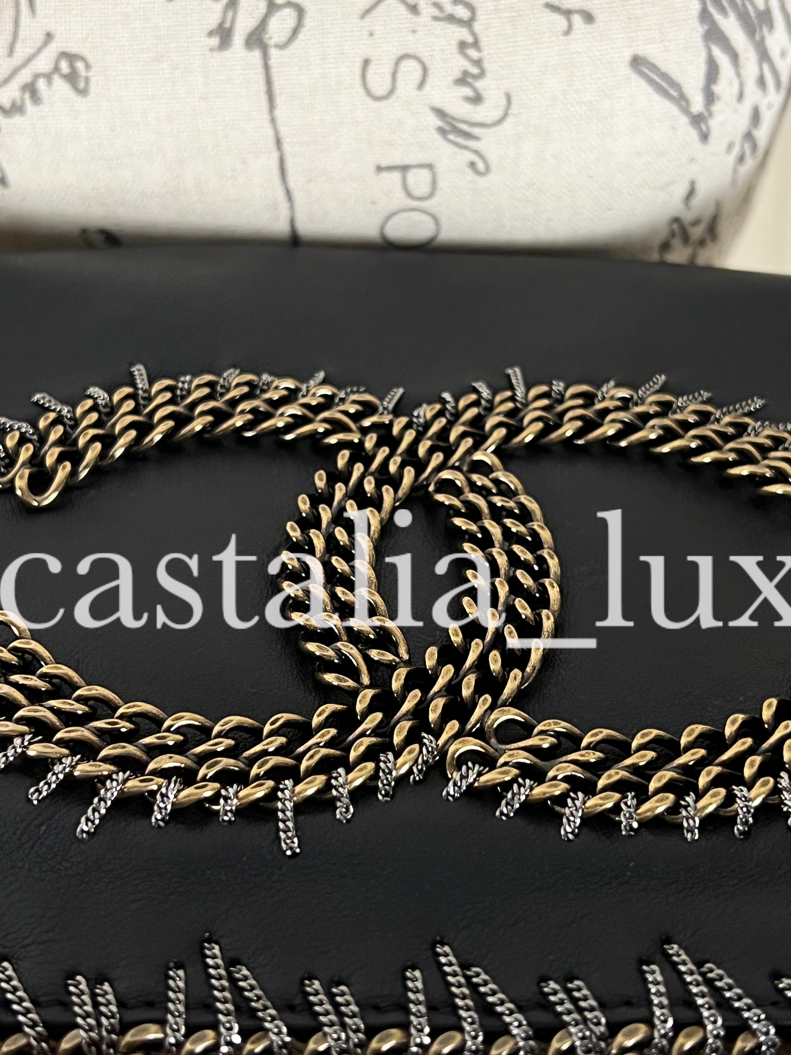 Chanel Extremely Rare Chain Trim Paris / Byzance Flap Bag 7