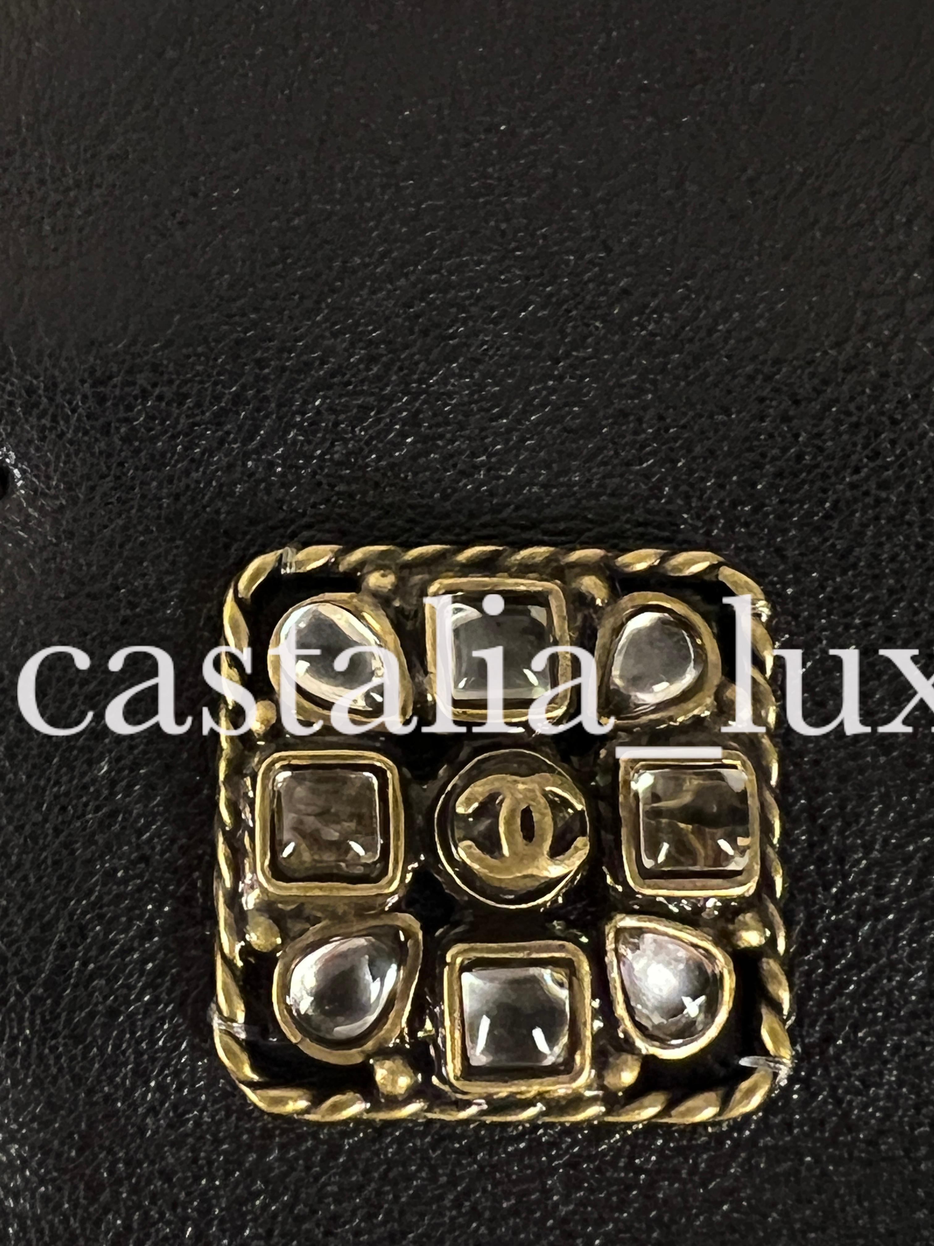 Chanel Extremely Rare Chain Trim Paris / Byzance Flap Bag 2