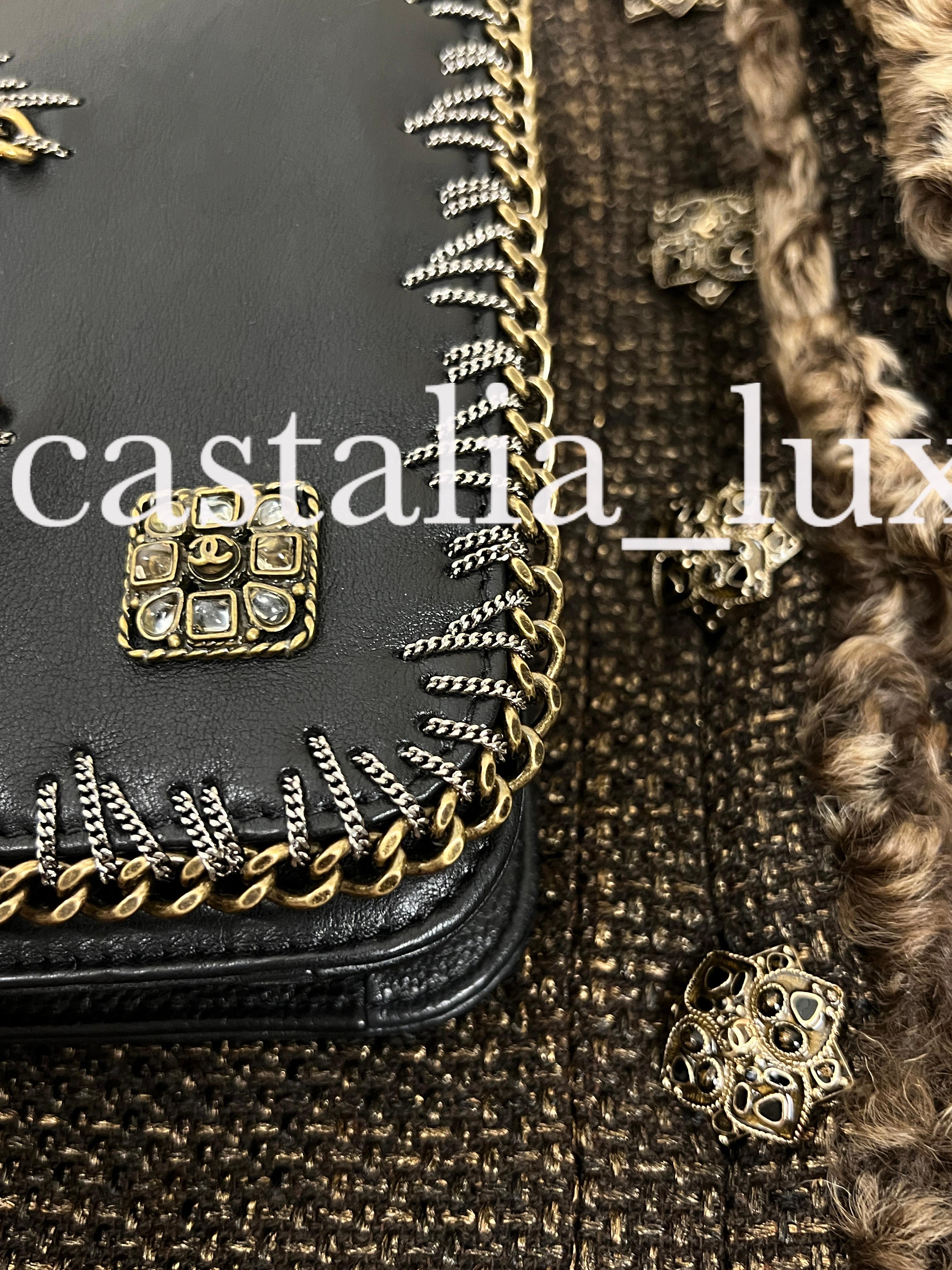 Chanel Extremely Rare Chain Trim Paris / Byzance Flap Bag 3