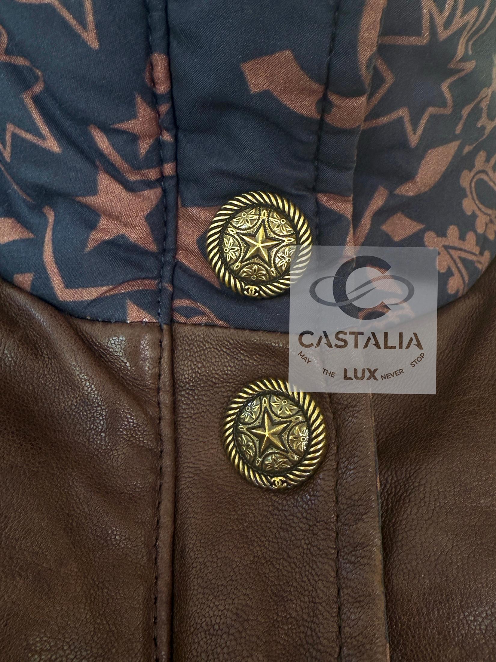 Chanel Extremely Rare Paris / Dallas CC Logo Stars Vest 34 FR In Excellent Condition For Sale In Dubai, AE
