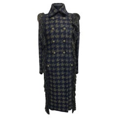 Chanel extrêmement rare manteau de défilé Paris / Dallas en tweed