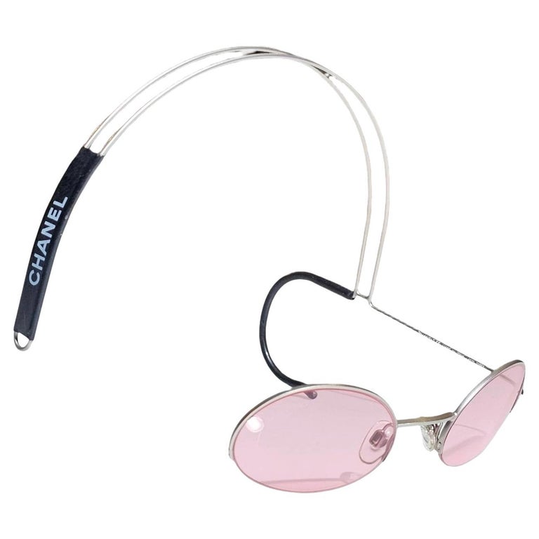 Chanel extremely Rare Pink wire headband sunglasses, ss 1999  display picture 2