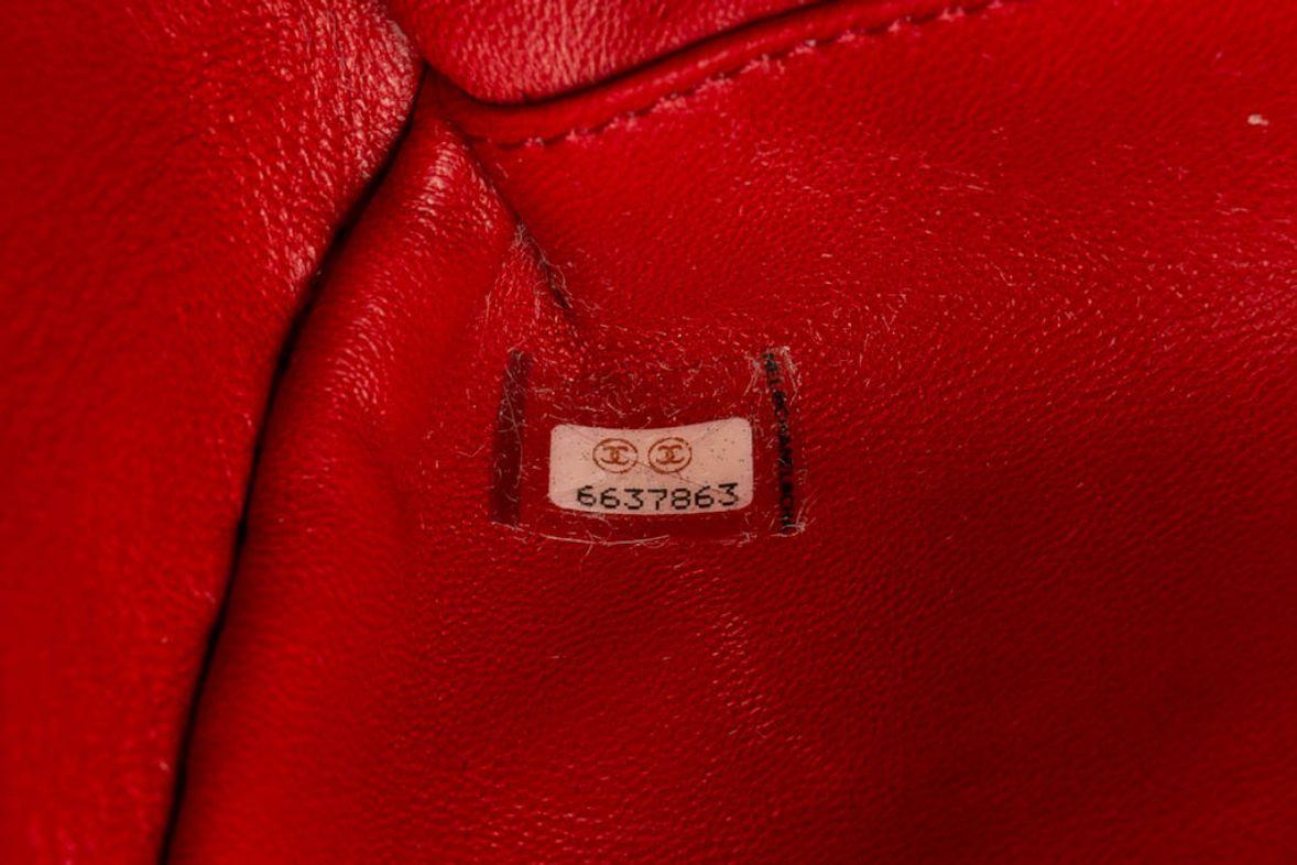 Chanel Extremely Rare Red Wicker Bag Spring, 2001  For Sale 10