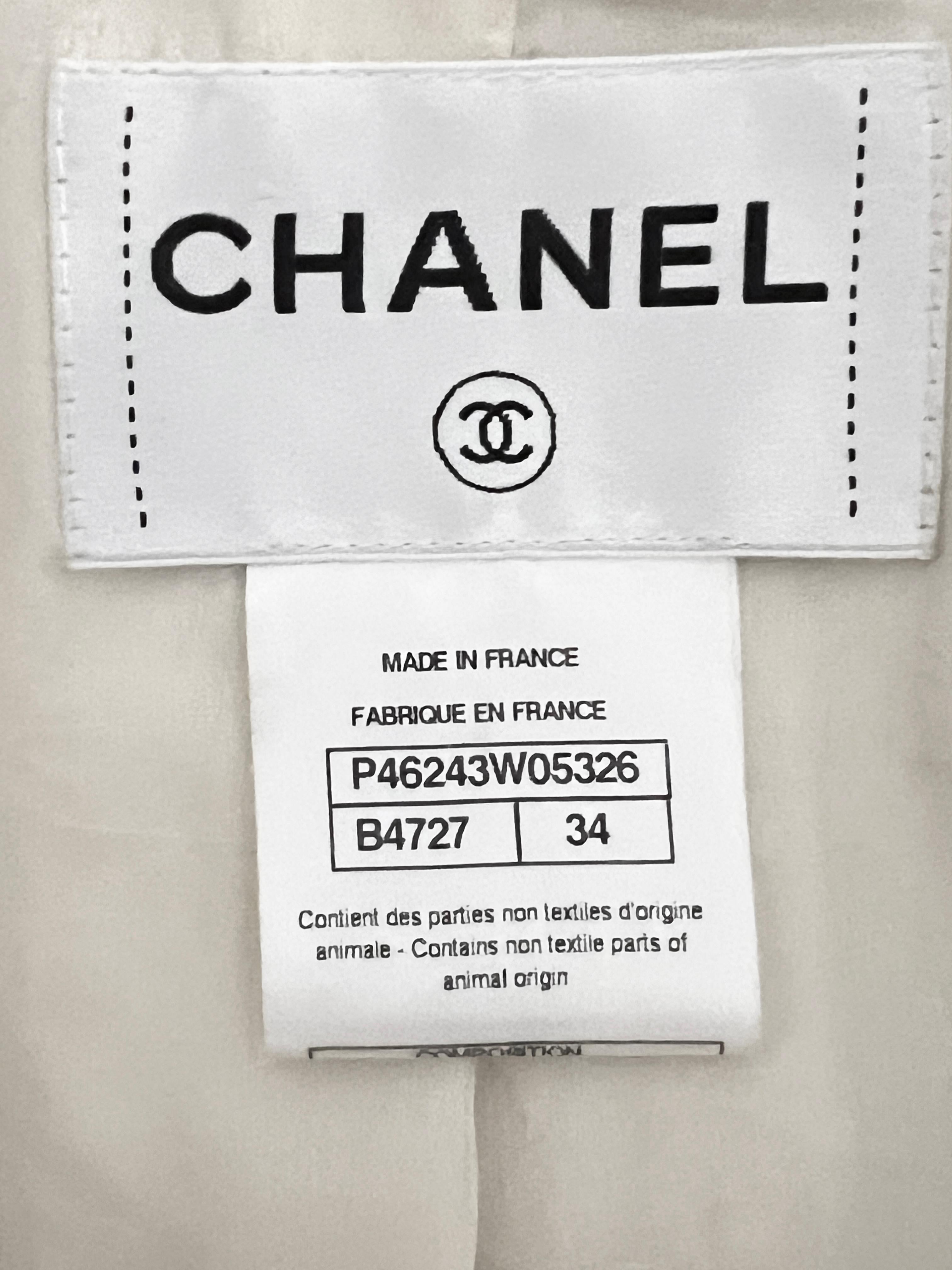 Chanel Extrem seltene Laufsteg-Tweedjacke aus flauschigem Tweed 12