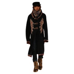 Manteau en cachemire extrêmement rare Chanel Runway Paris / Dallas