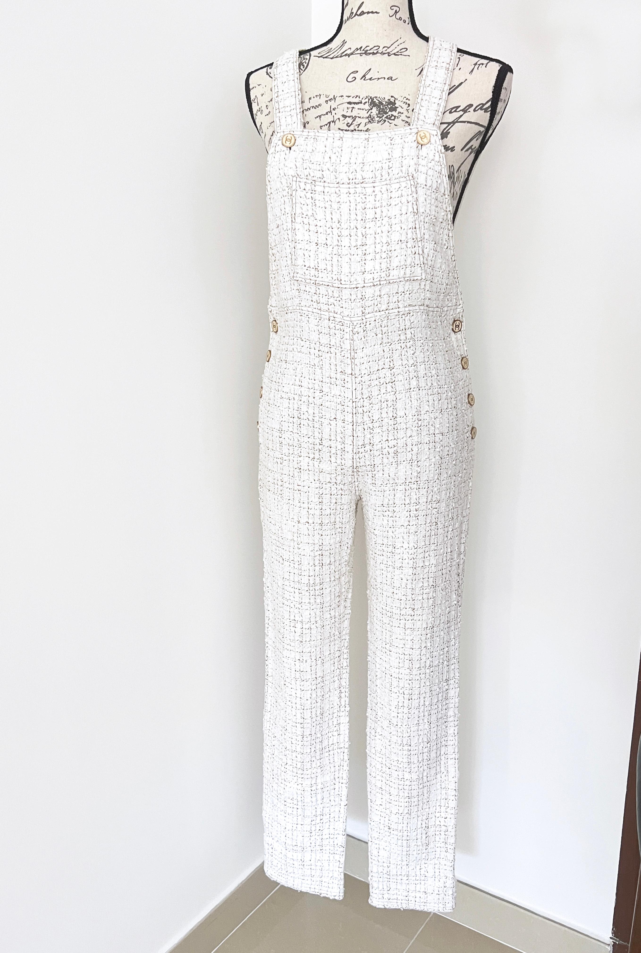 Chanel Extremely Rare Runway Tweed Jumpsuit 8