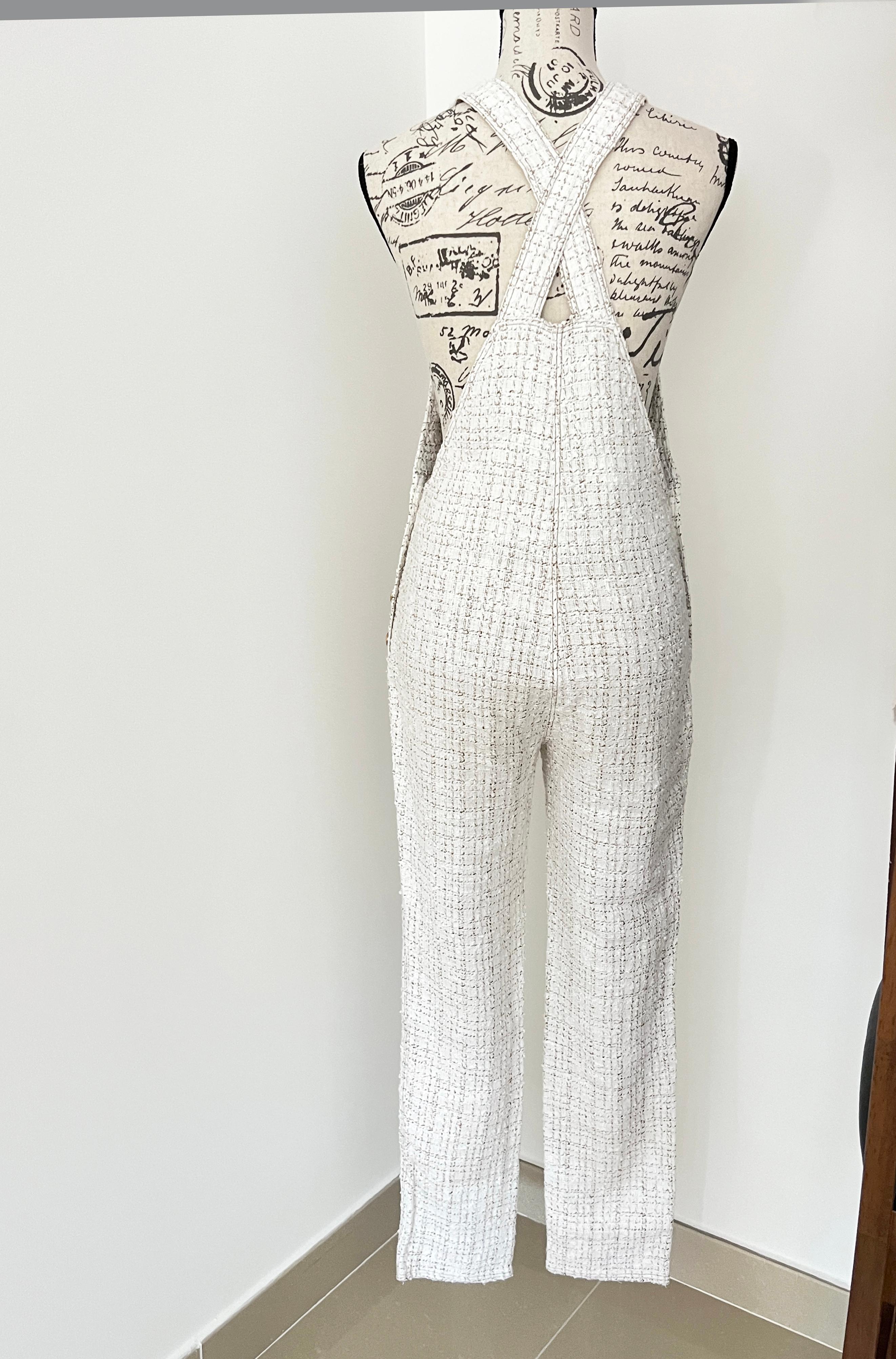 Chanel Extremely Rare Runway Tweed Jumpsuit 13