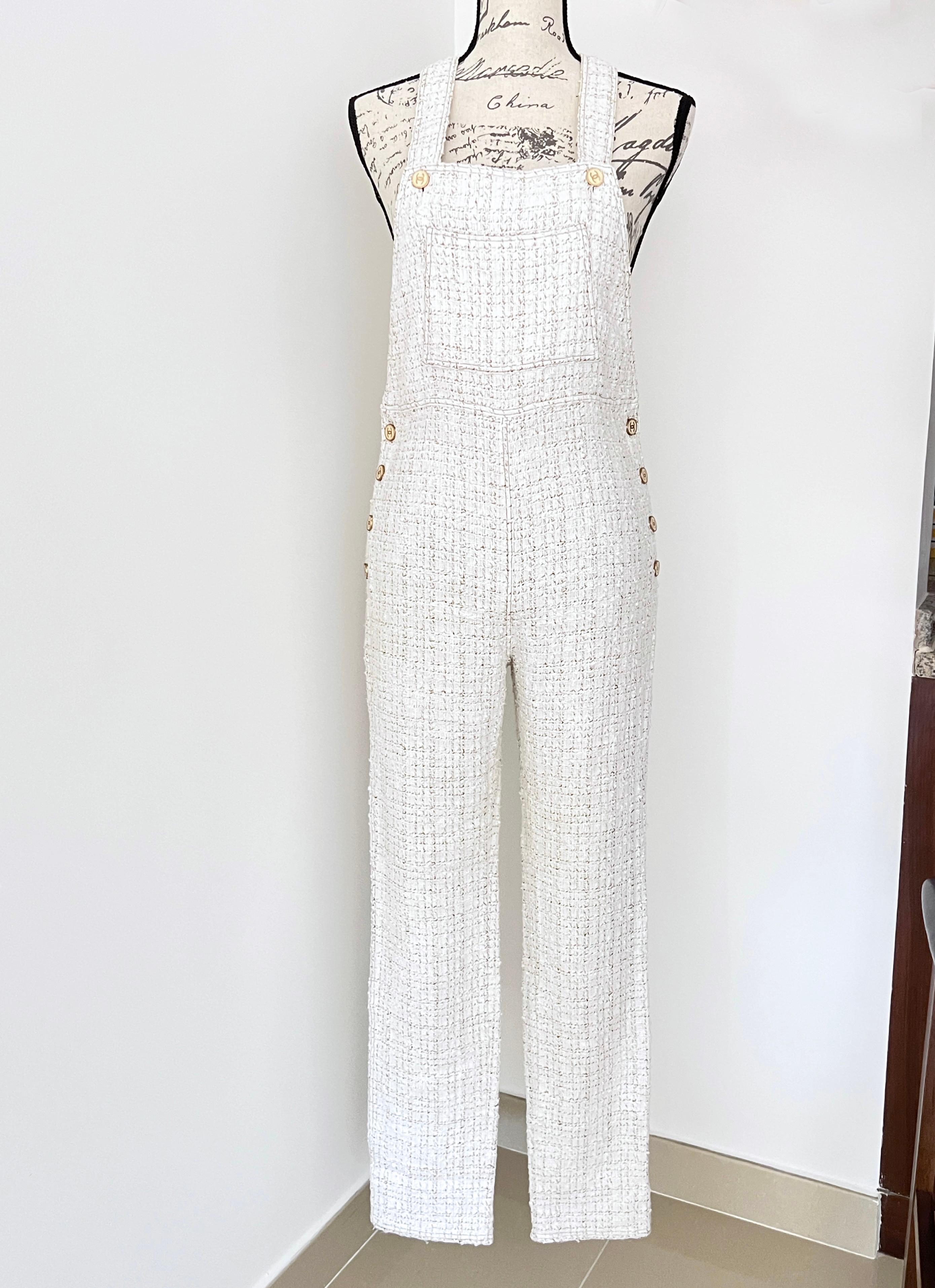 Chanel Extremely Rare Runway Tweed Jumpsuit 5