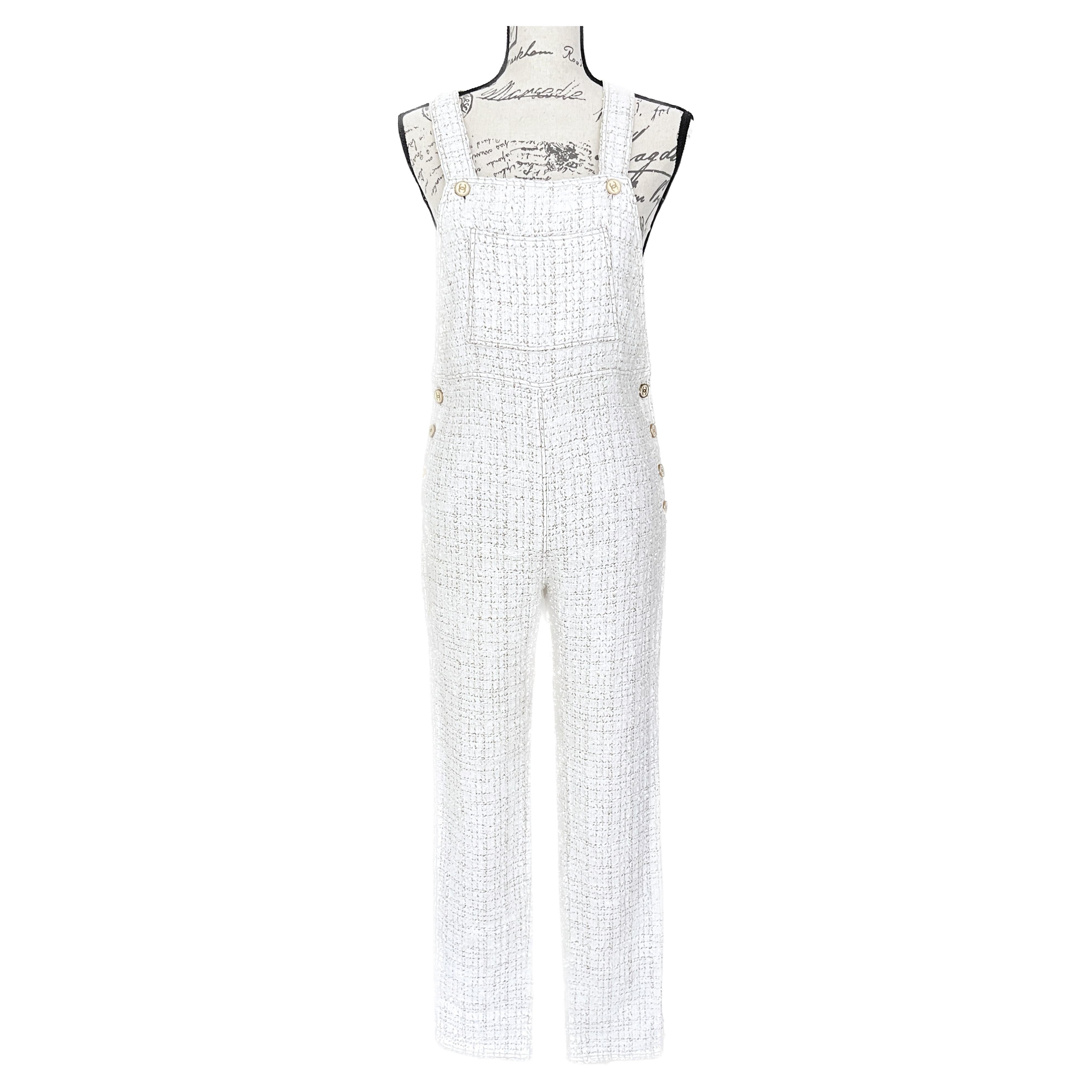 Chanel Extremely Rare Runway Tweed Jumpsuit