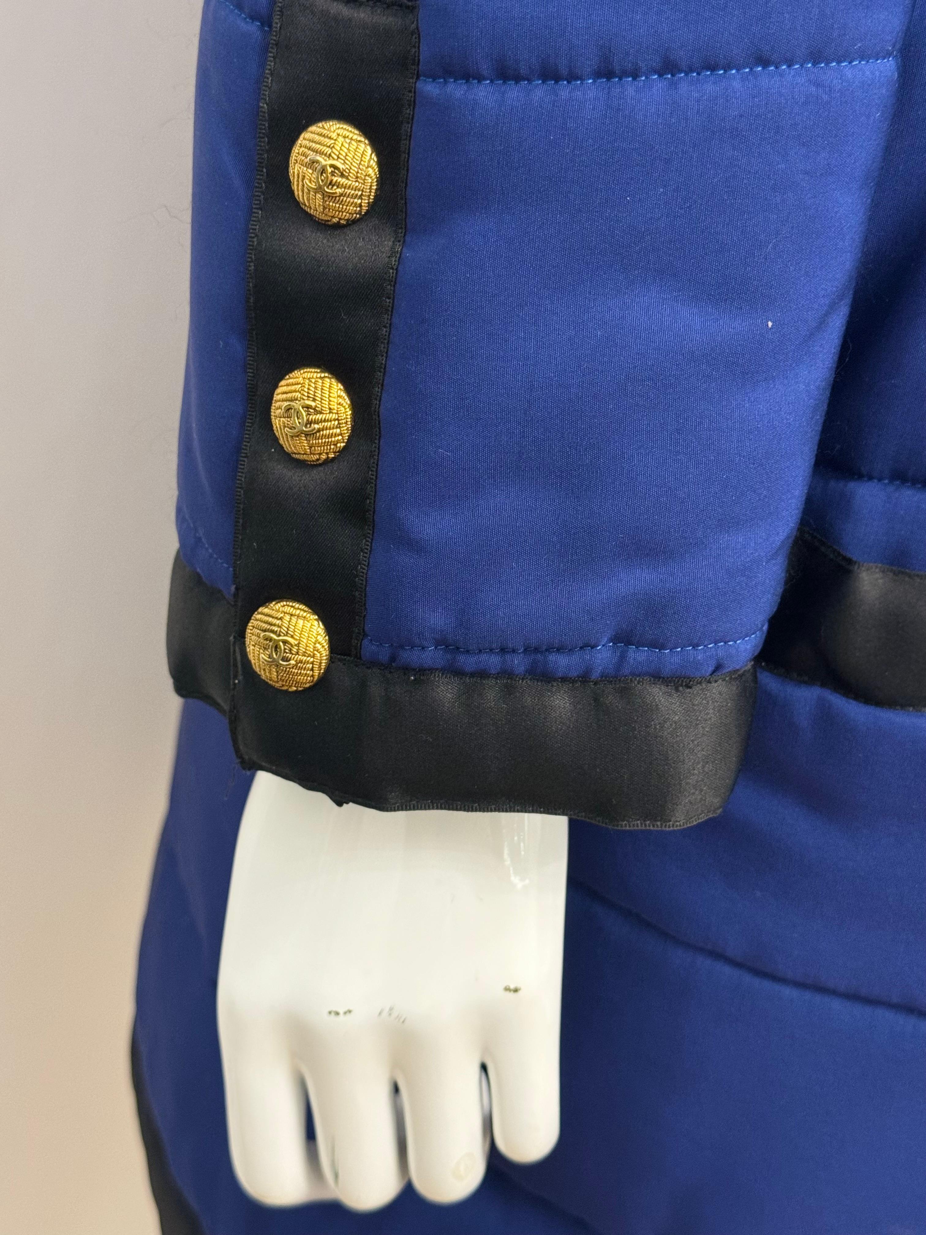 Giacca a sbuffo in seta Chanel A/I 1990 by Karl Lagerfeld in vendita 3