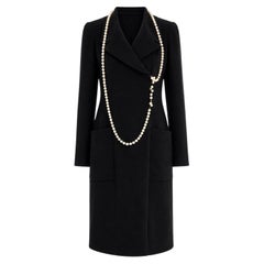 Chanel F/W 1991 Vintage Schwarzes perlenbesetztes Minikleid