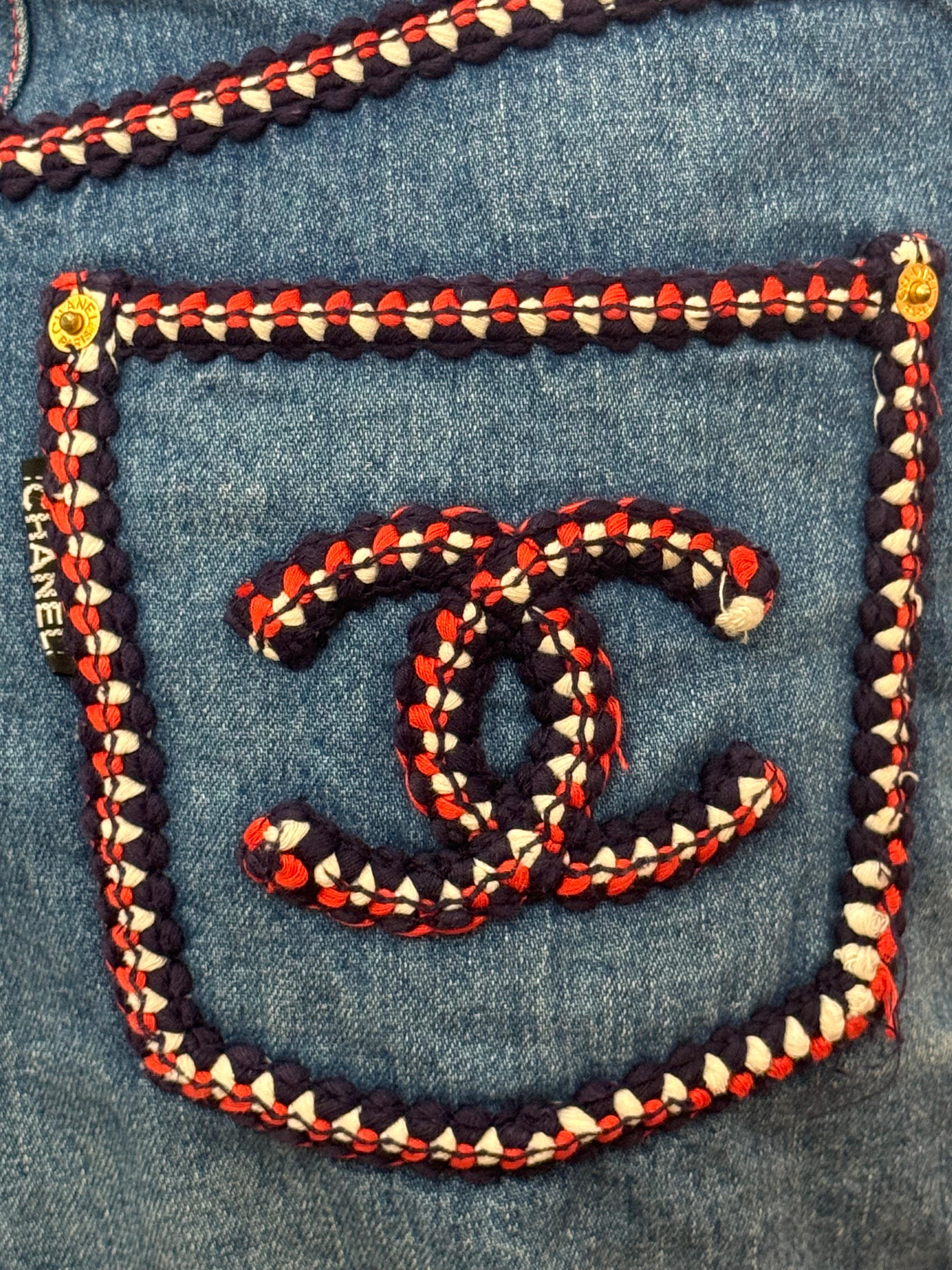 Grigio Gonna personalizzata Chanel A/I 1993 by Karl Lagerfeld in vendita