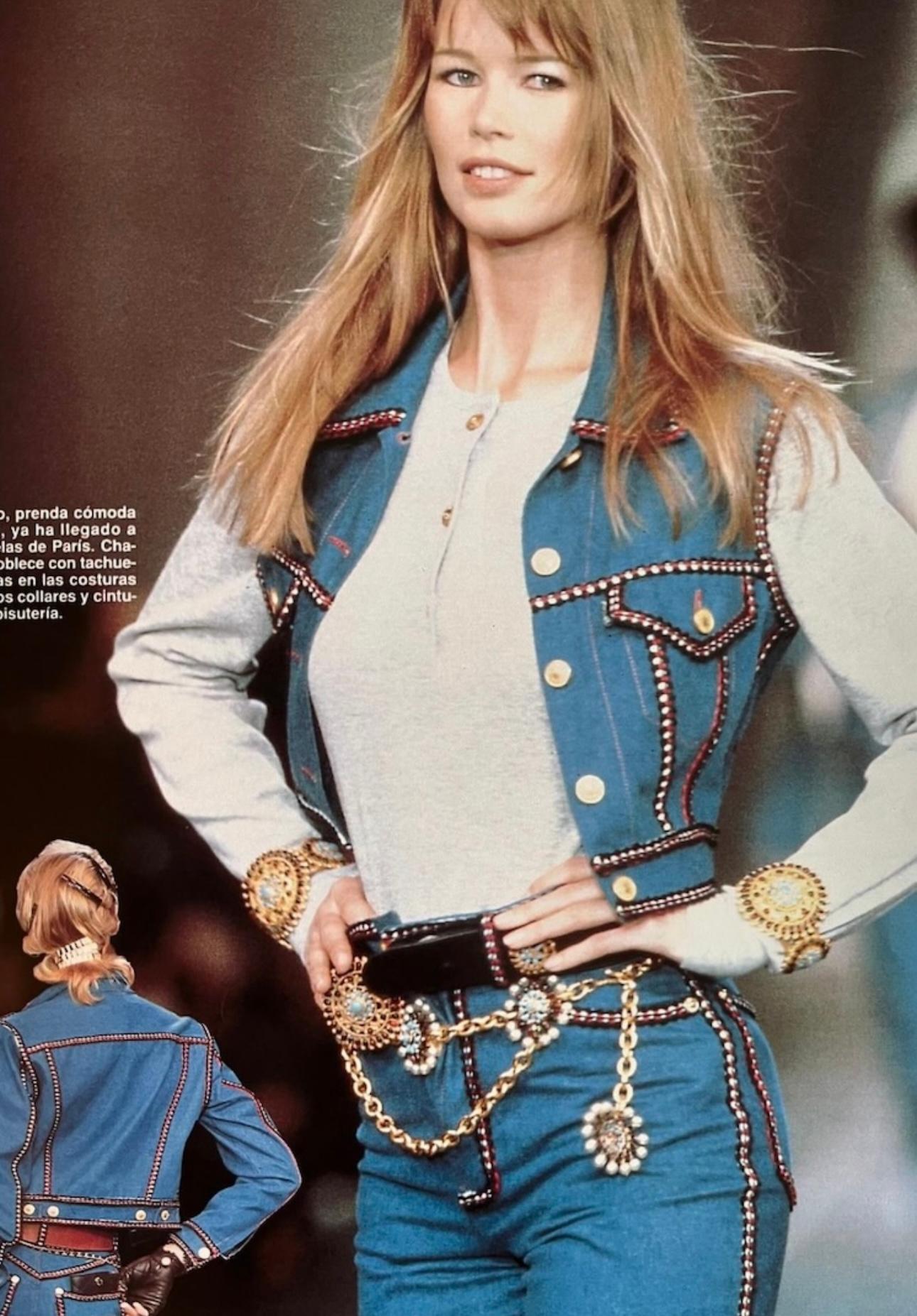 Gonna personalizzata Chanel A/I 1993 by Karl Lagerfeld In condizioni buone in vendita a PARIS, FR