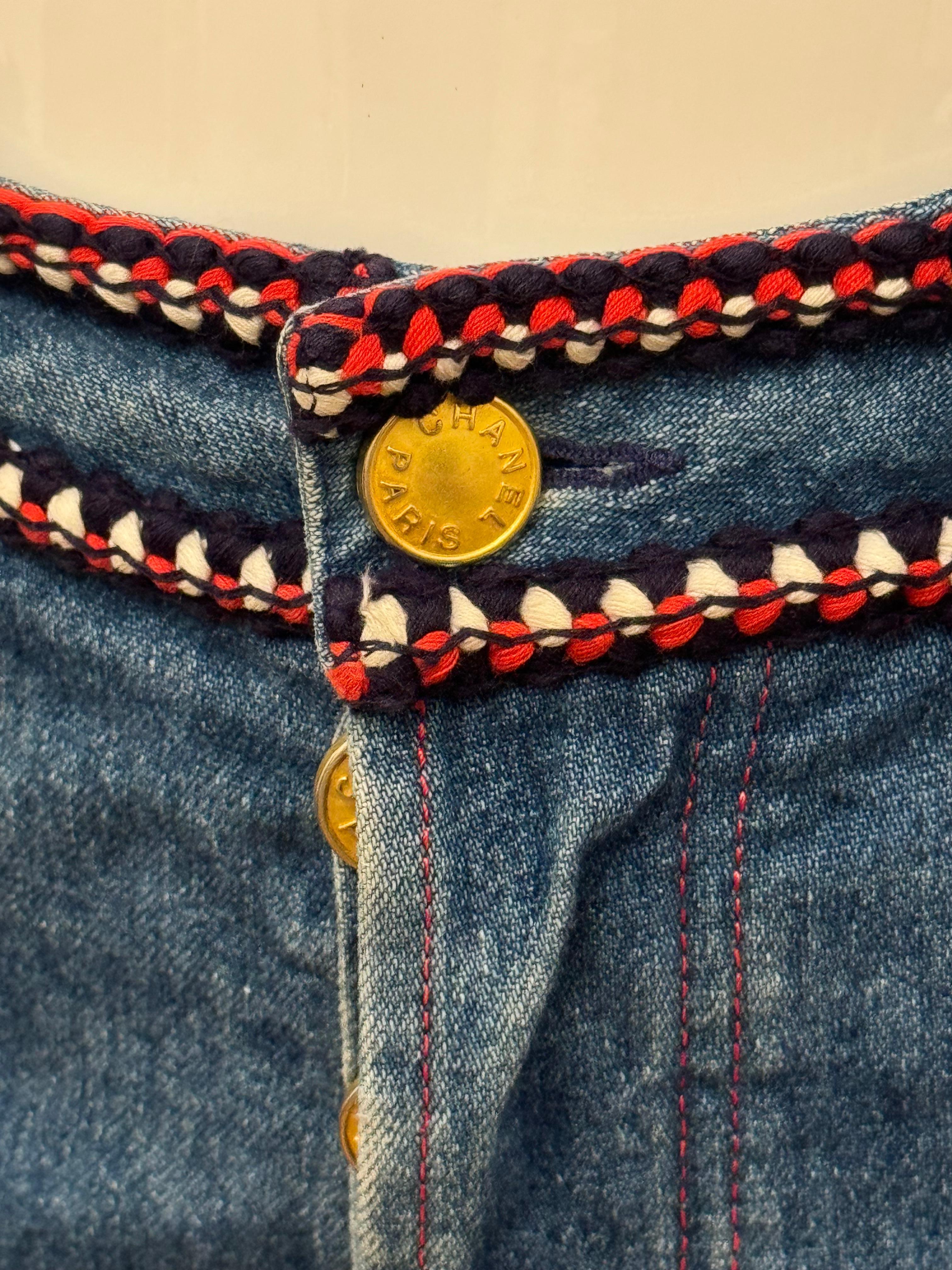 Gonna personalizzata Chanel A/I 1993 by Karl Lagerfeld in vendita 3