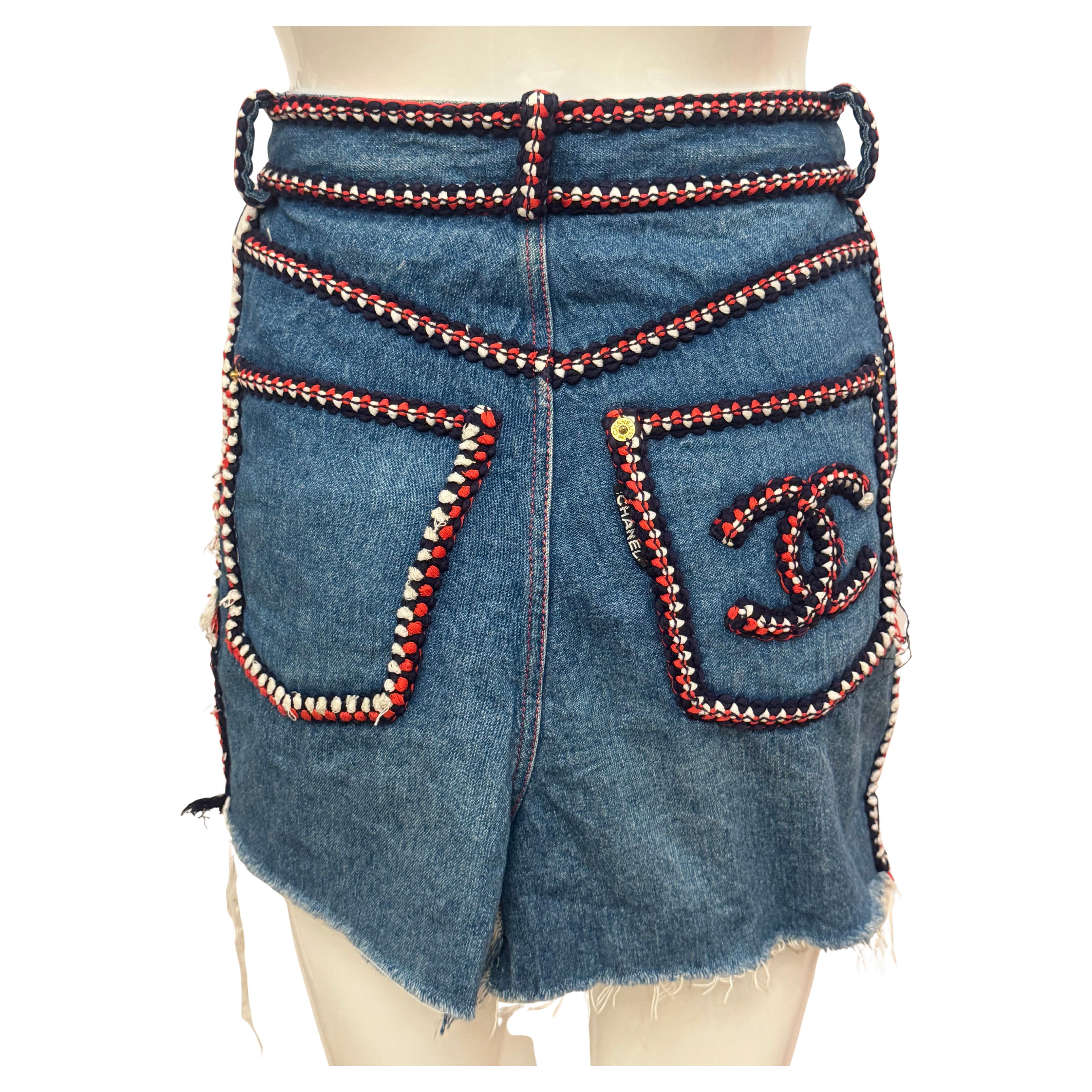 Chanel F/W 1993 by Karl Lagerfeld customized skirt