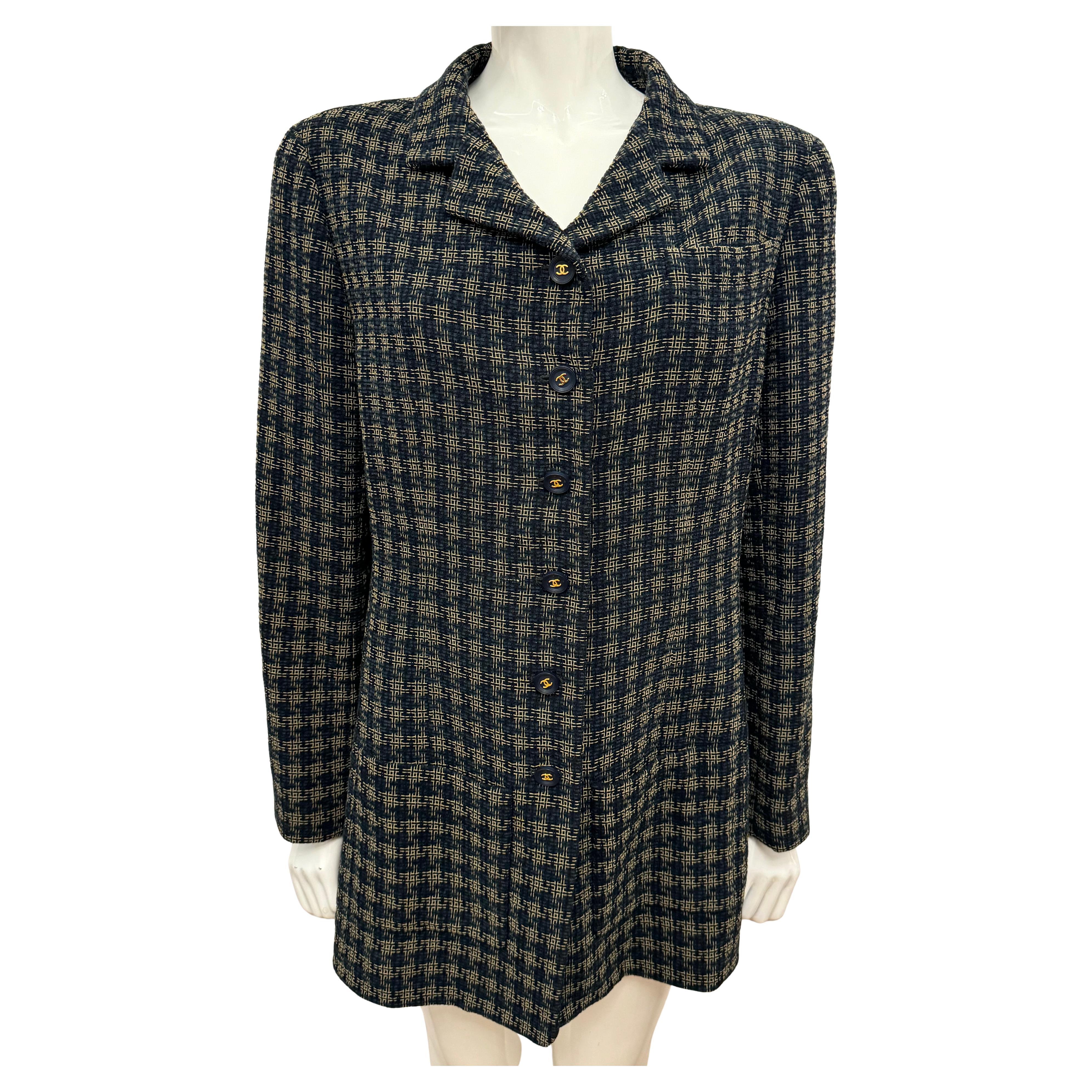 Chanel F/W 1995 runway tweed jacket by Karl Lagerfeld