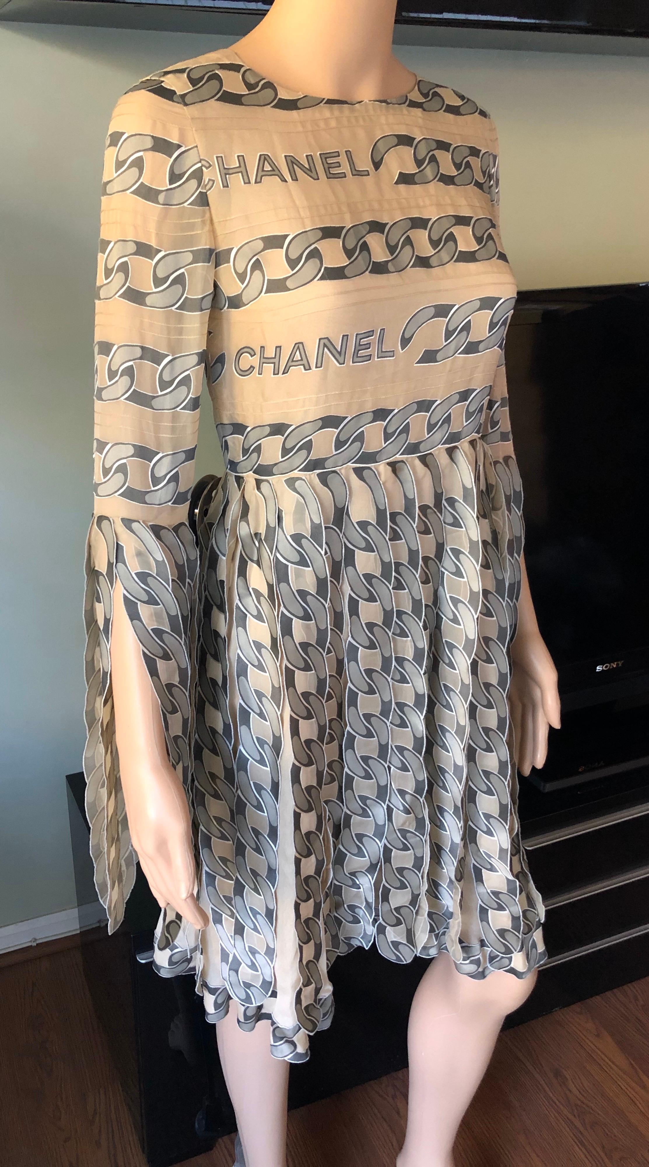chanel chain dress