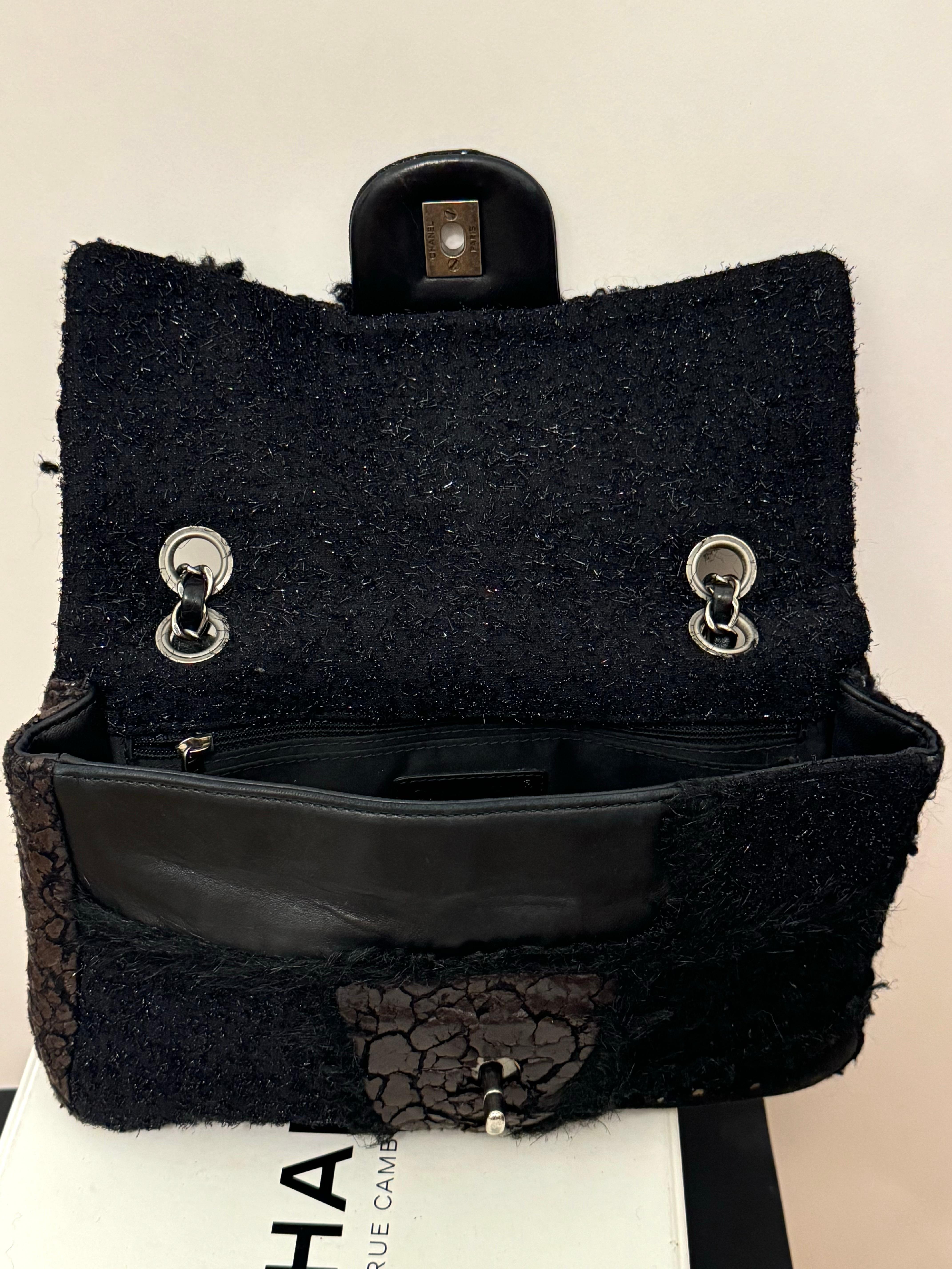 Chanel F/W 2010 - Sac à rabat intemporel en patchwork Unisexe en vente