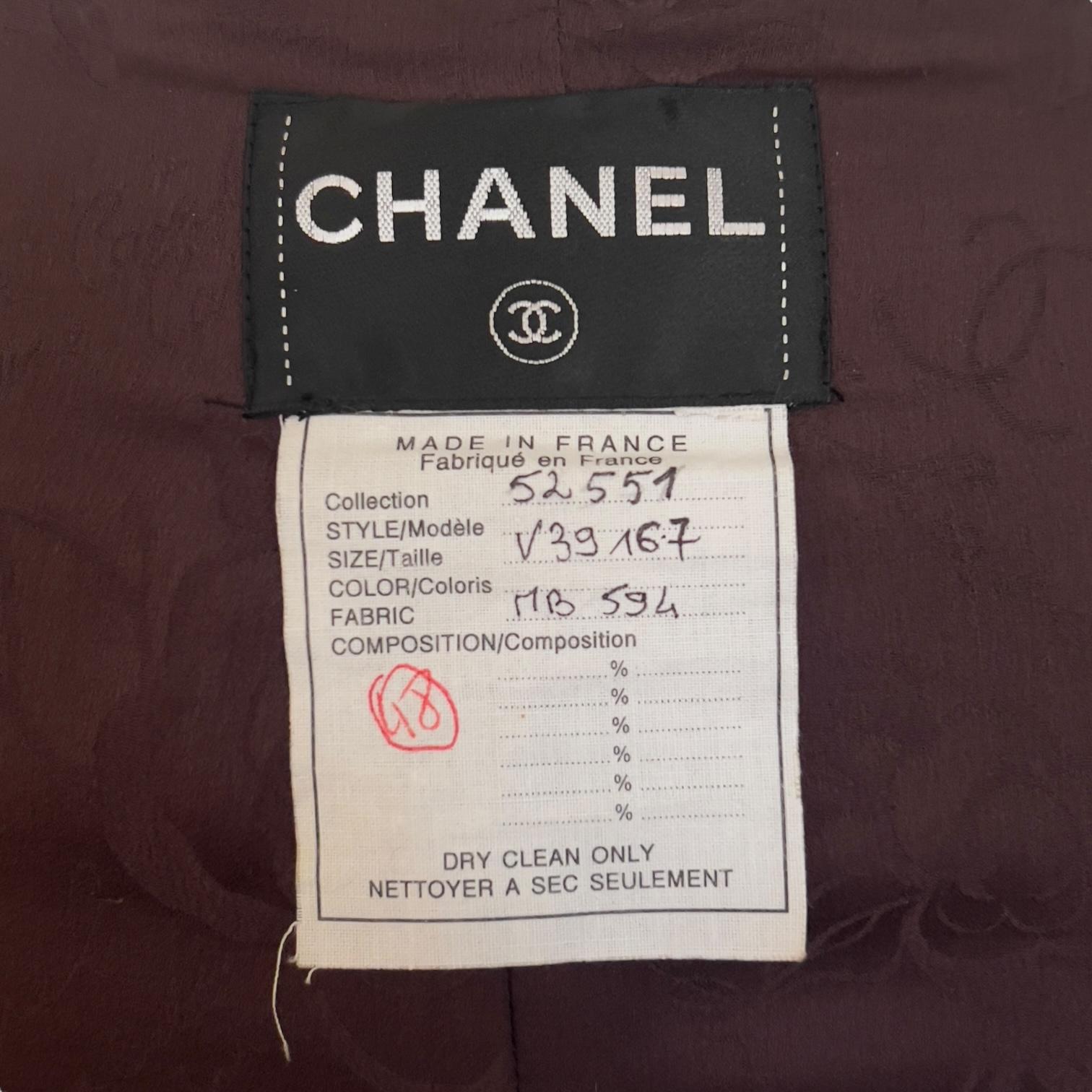Giacca Chanel A/I 2012 in tweed multicolore in vendita 2