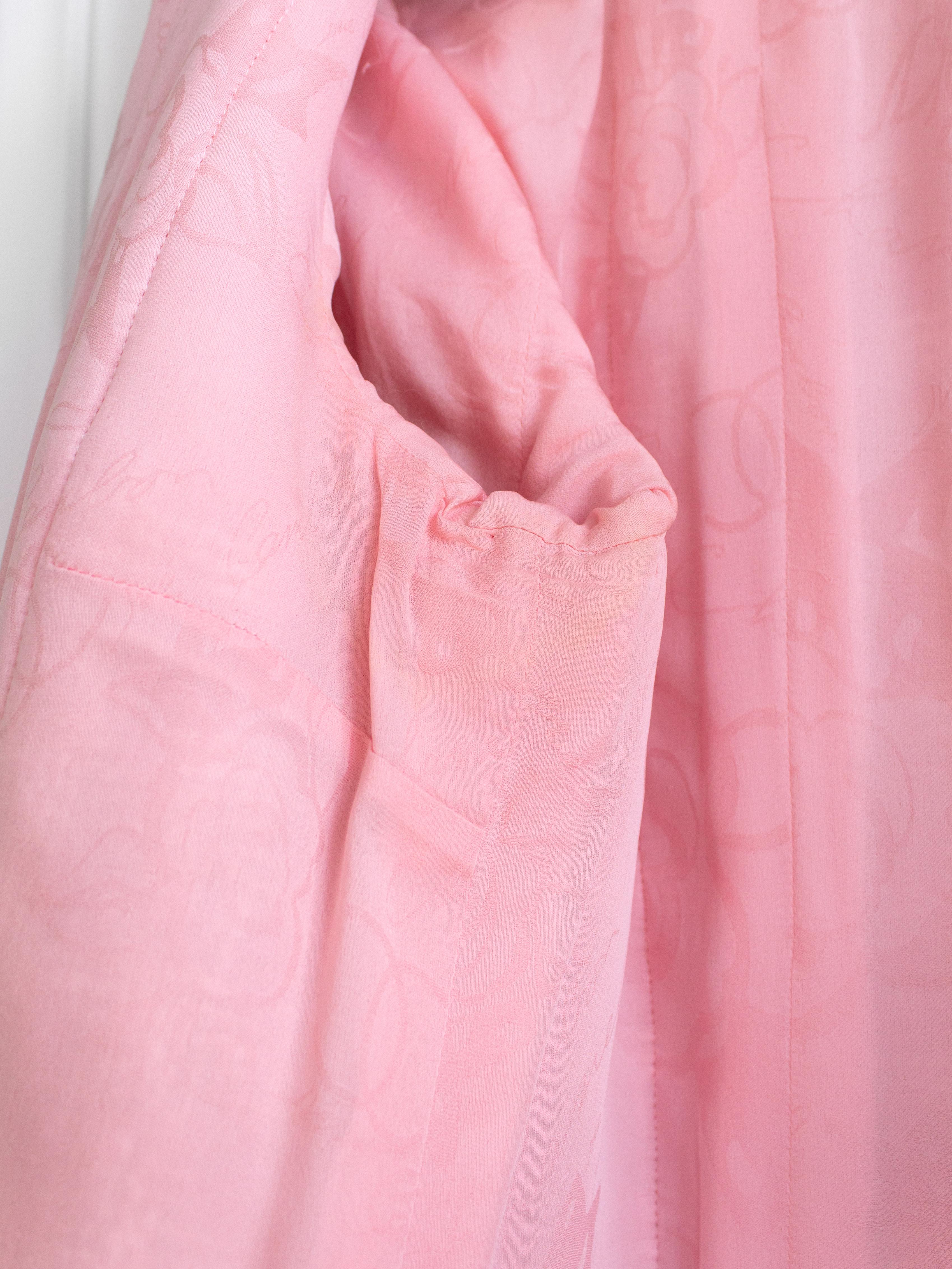 Chanel F/W 2014 Supermarket Barbie Pink White Plaid 14A Fantasy Tweed Jacket 10