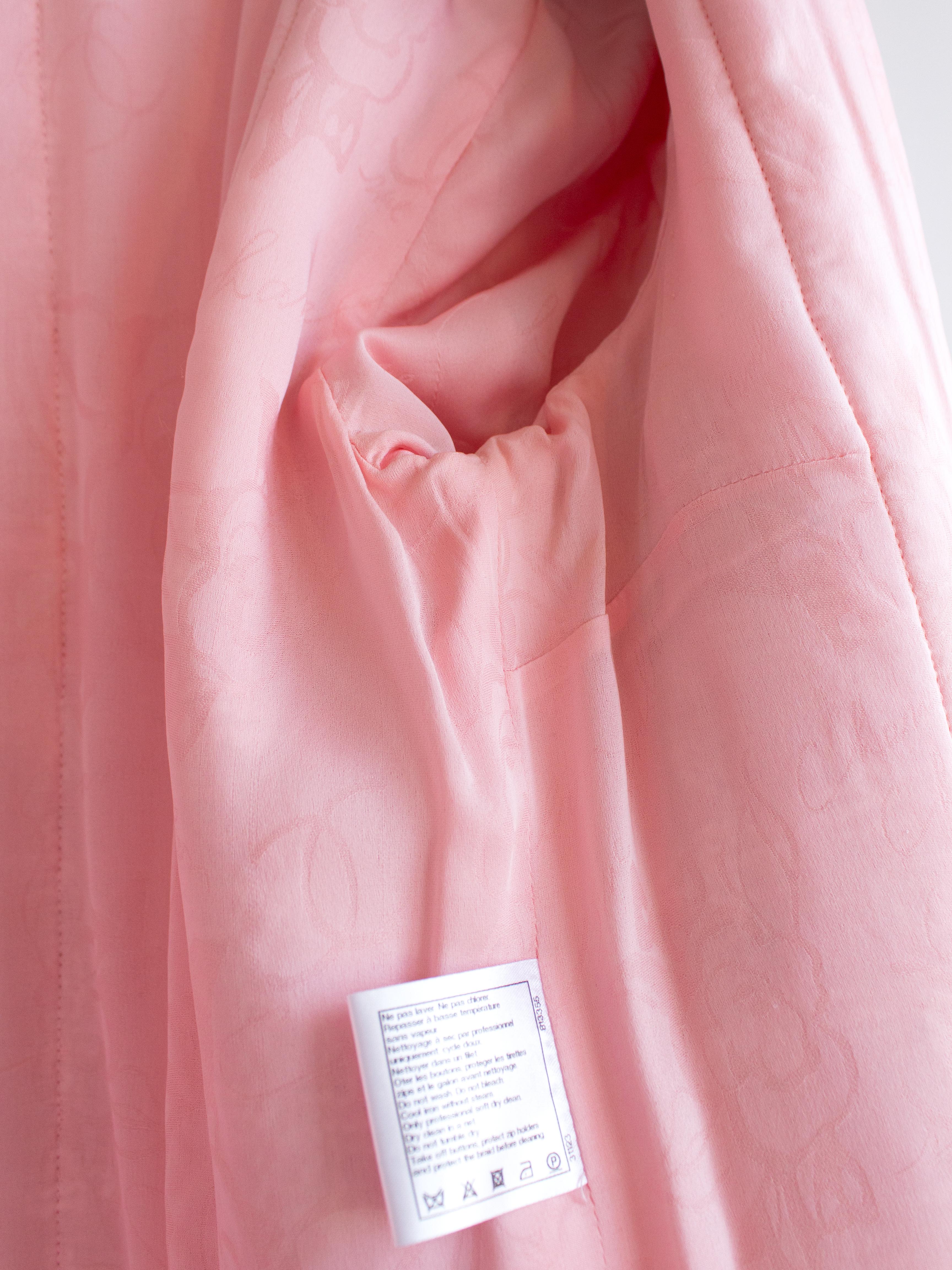 Chanel F/W 2014 Supermarket Barbie Pink White Plaid 14A Fantasy Tweed Jacket 11