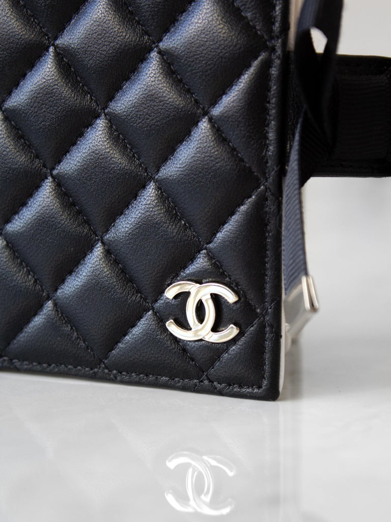 Chanel Book Card Holder With Chain