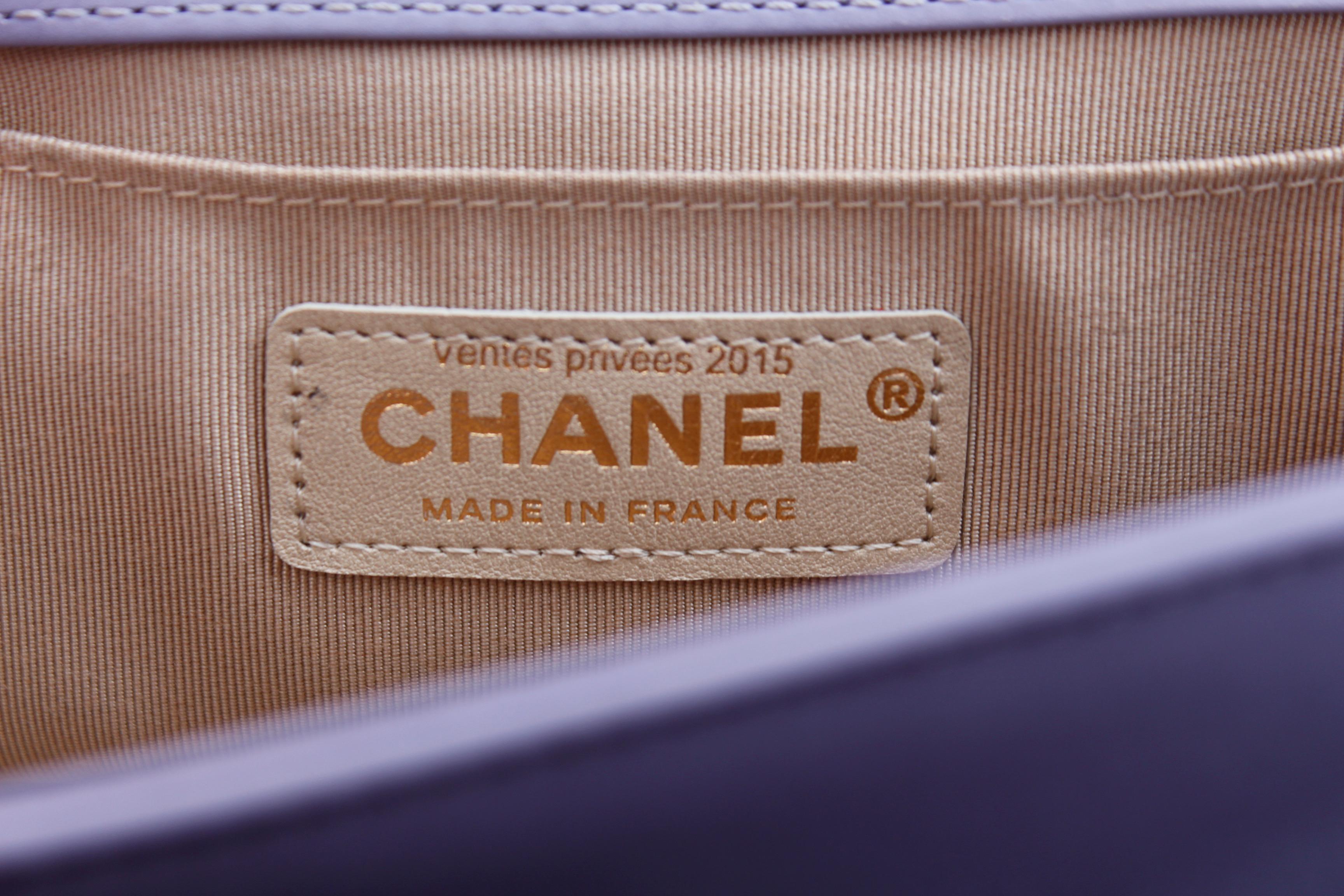 Chanel fabulous mauve leather bag, model Boy 5