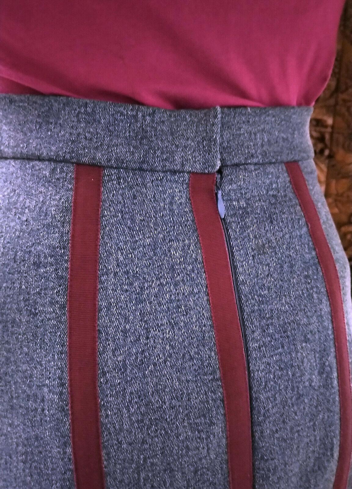 Chanel Fall 1991 Denim & Multi Color Tweed Grosgrain Mini Skirt FR 36/ US 2 4 For Sale 2