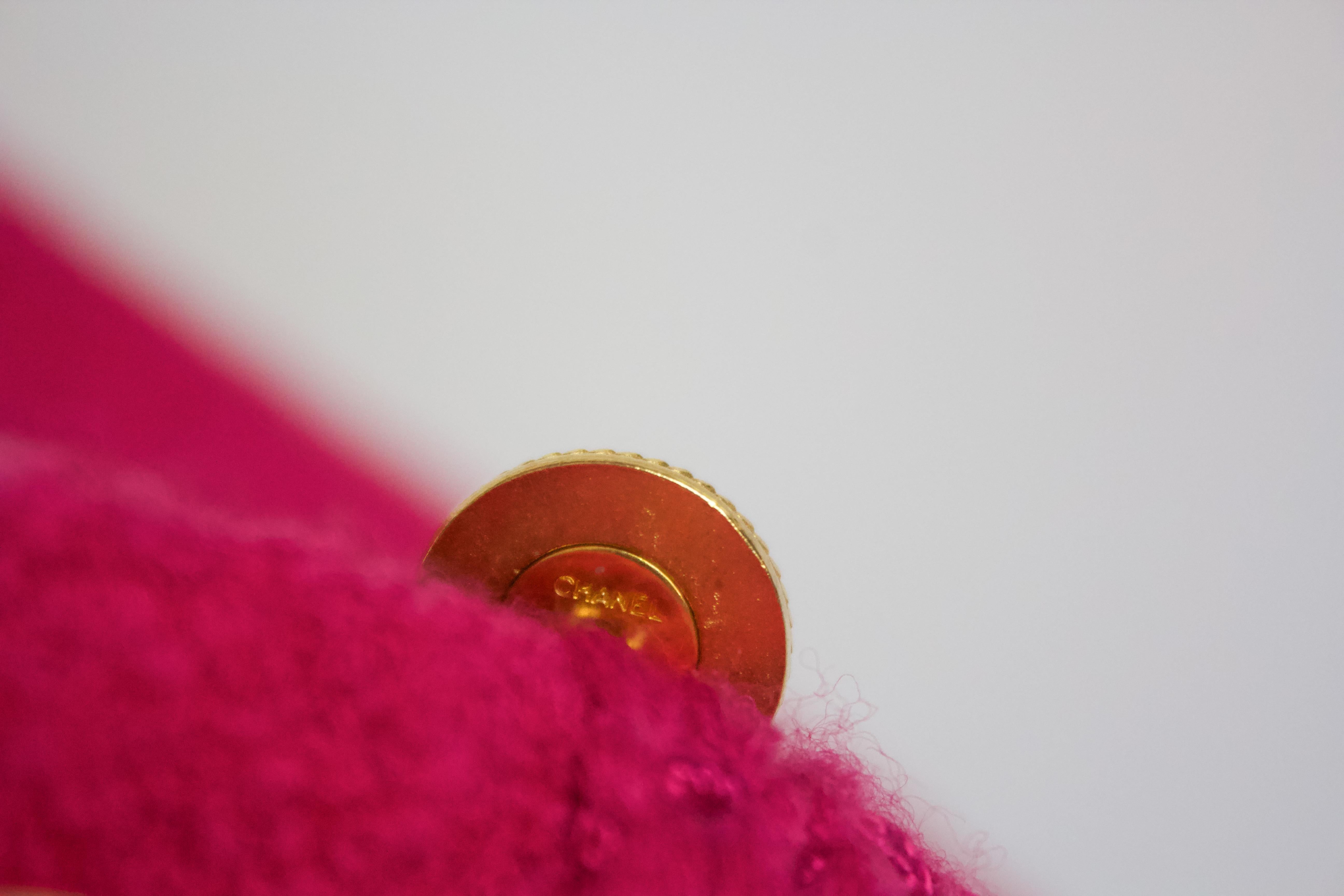 Chanel Fall 1993 Pink Jacket For Sale 4