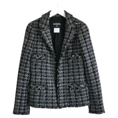 Chanel Fall 2007 07A Cashmere Houndstooth Tweed Jacket