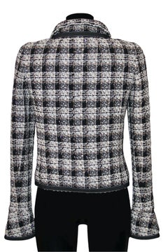 Chanel Fall 2008 Black and White Tweed Jacket