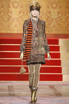 CHANEL FALL 2009 RUSSIAN SKYLINE Dress Sz FR 38