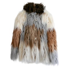 Chanel Fall 2010 Hooded Yeti Faux Fur Coat