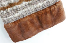 Chanel Fall 2010 Yeti Collection Tweed & Faux Fur Dress